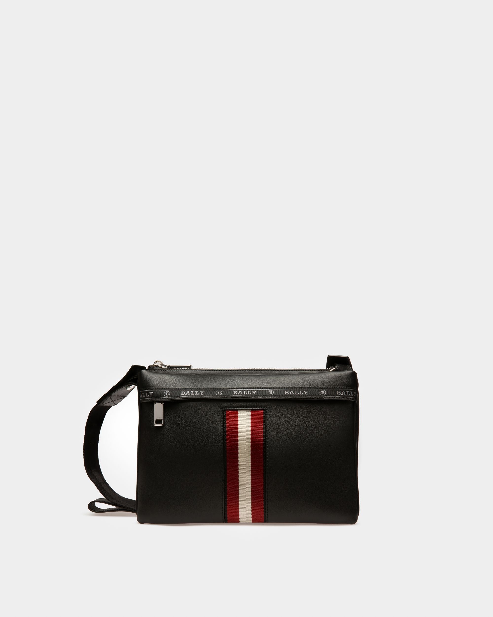 Harvey Borsa A Tracolla In Pelle Nera - Uomo - Bally - 01