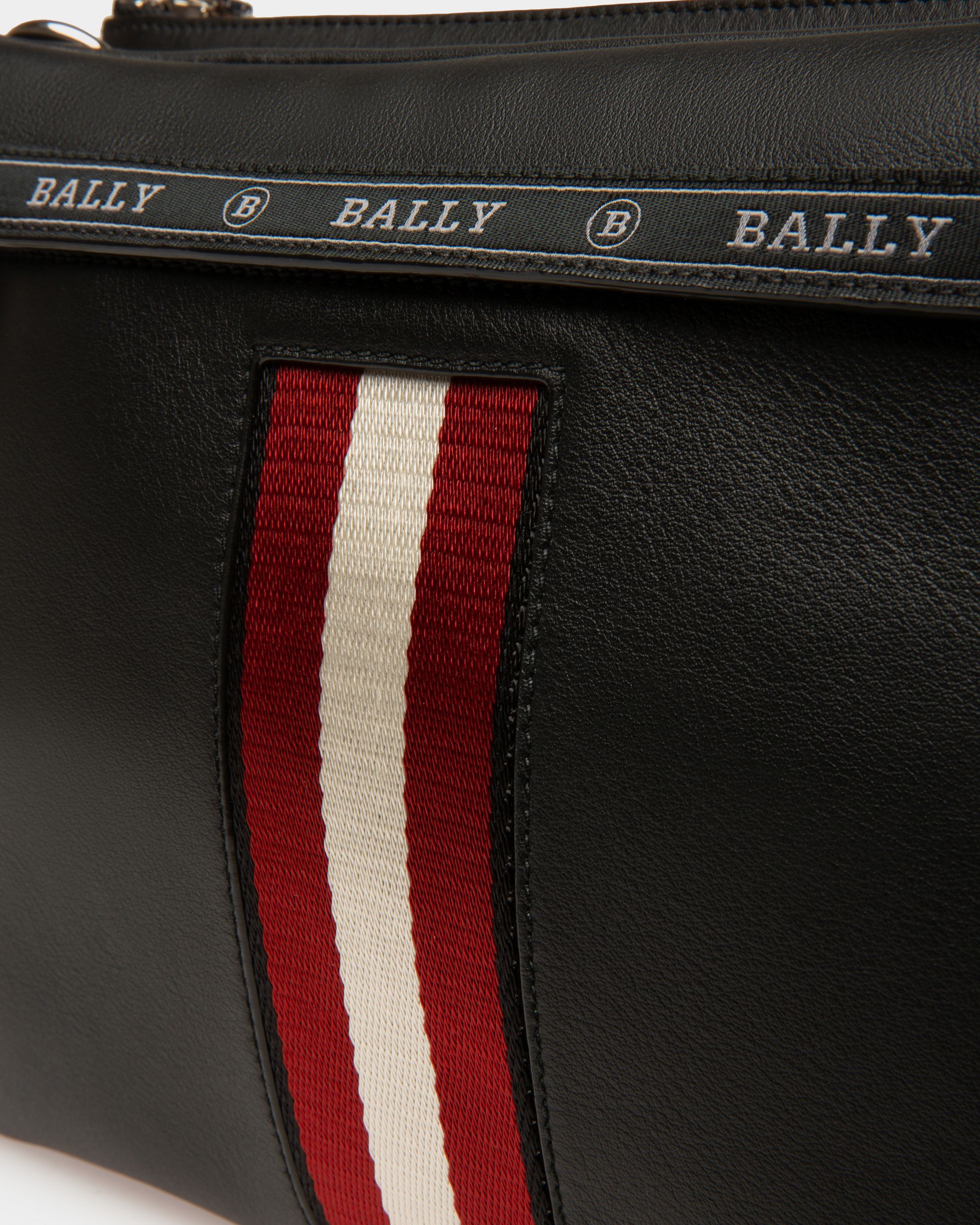 Harvey Borsa A Tracolla In Pelle Nera - Uomo - Bally - 03