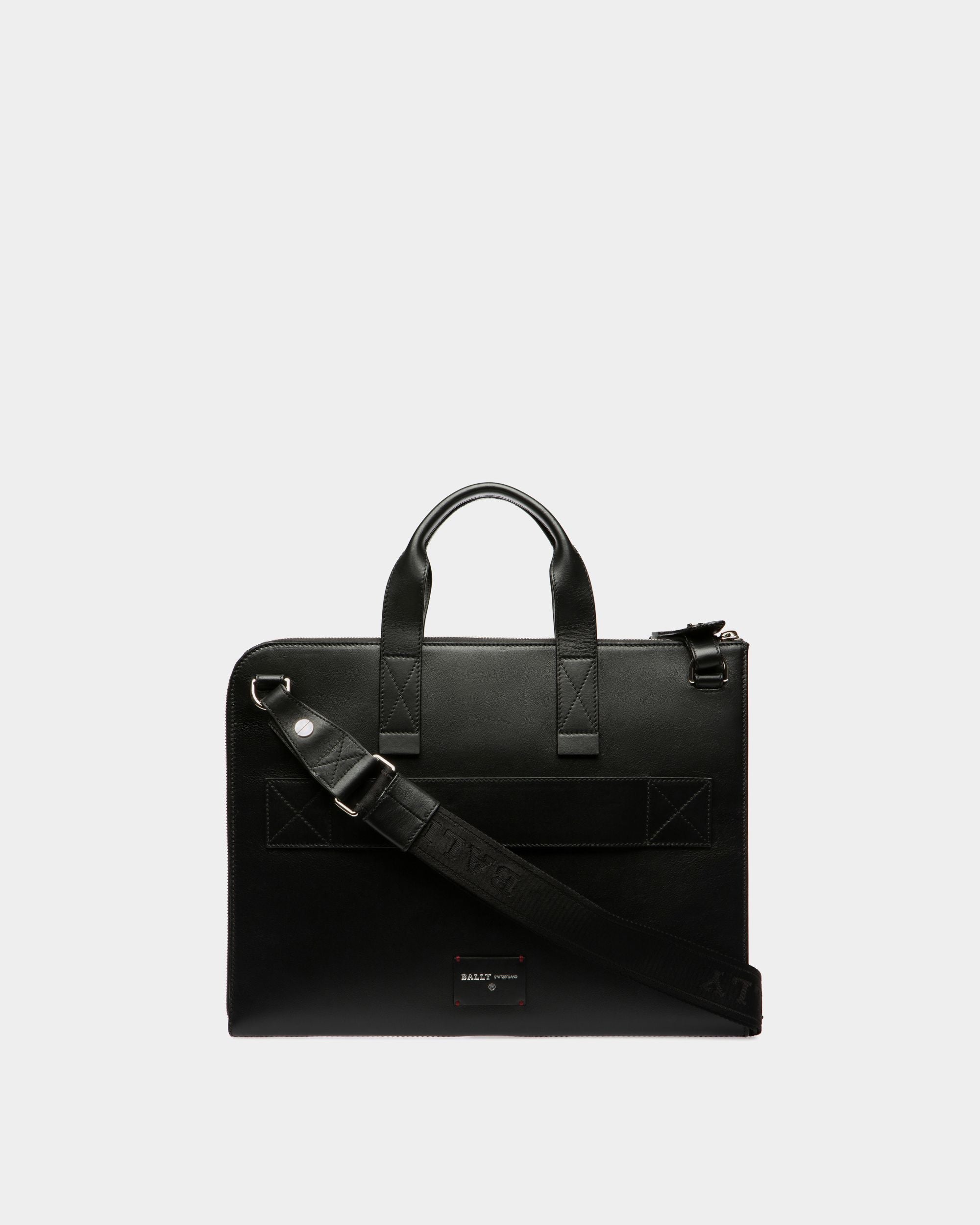 Henri Valigetta In Pelle Nera - Uomo - Bally - 03