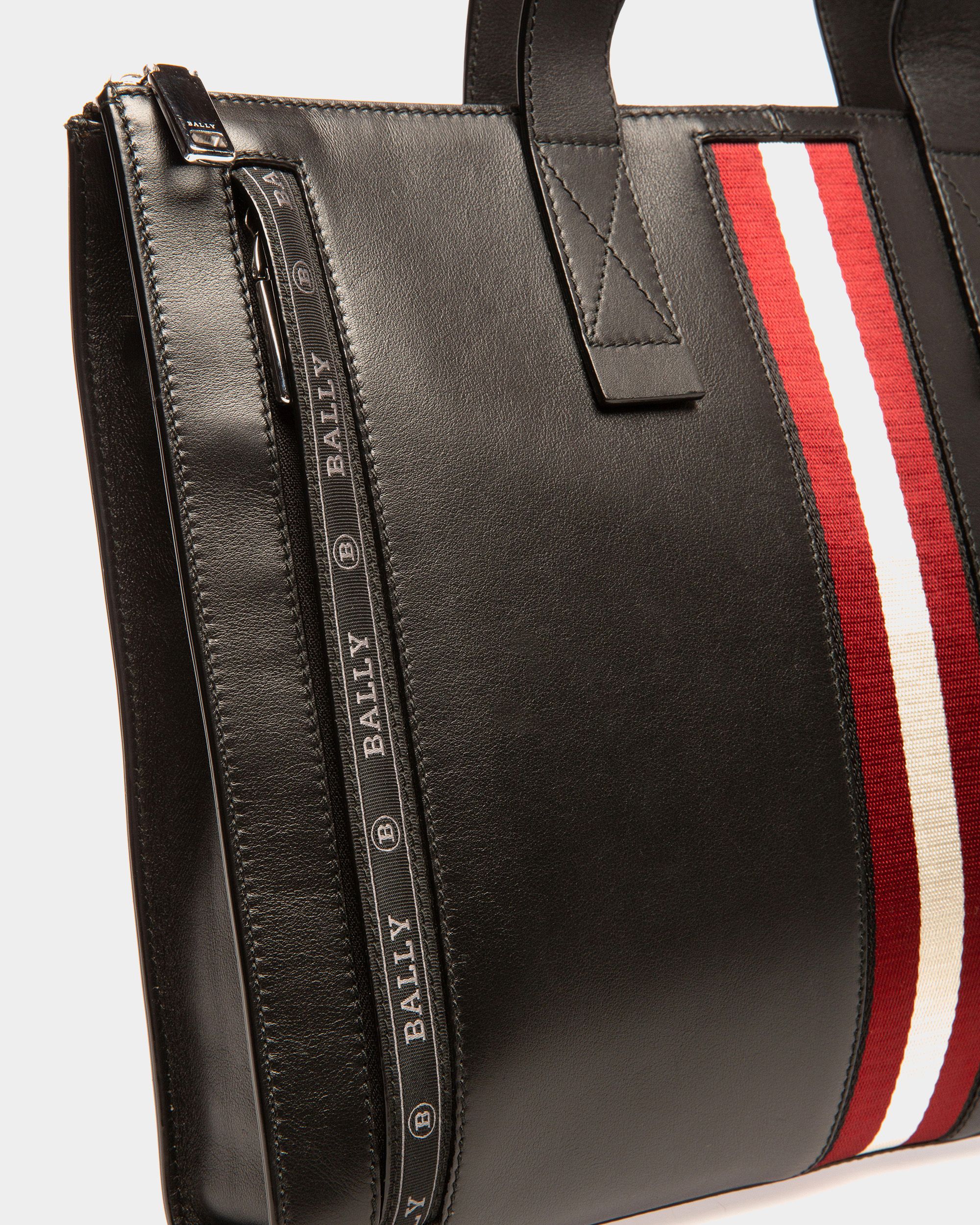 Henri Valigetta In Pelle Nera - Uomo - Bally - 06