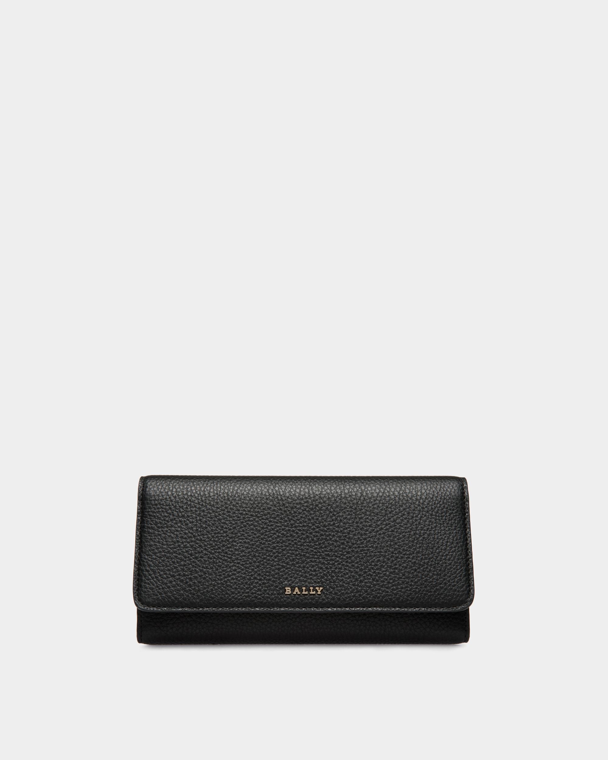 Wallet In Black Leather - Donna - Bally - 01