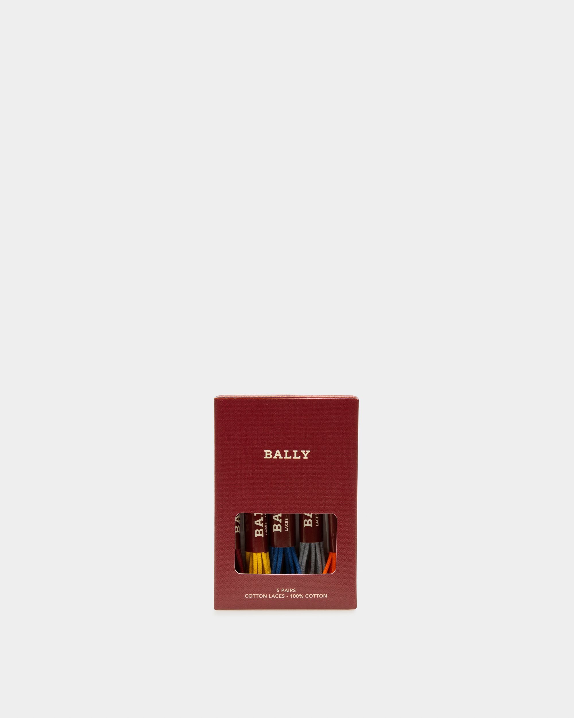 Set Di Lacci Per Scarpe In Cotone Multicolore - Uomo - Bally - 01