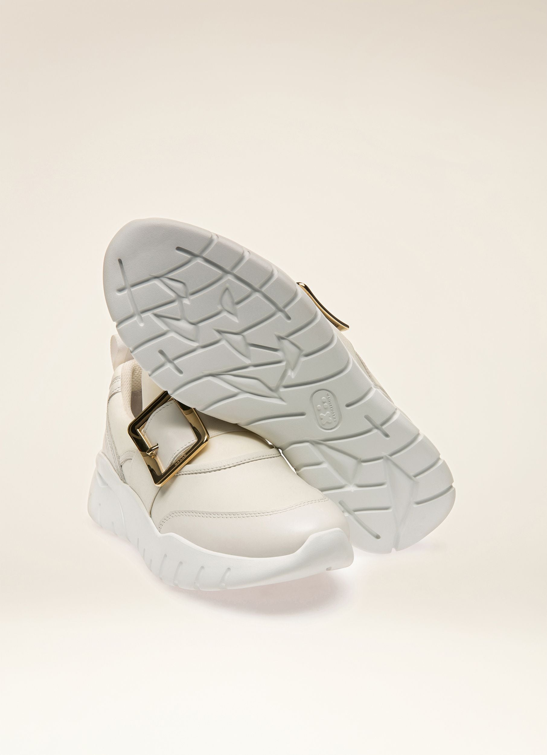 Brinelle Sneakers In Pelle Bianca - Donna - Bally - 05