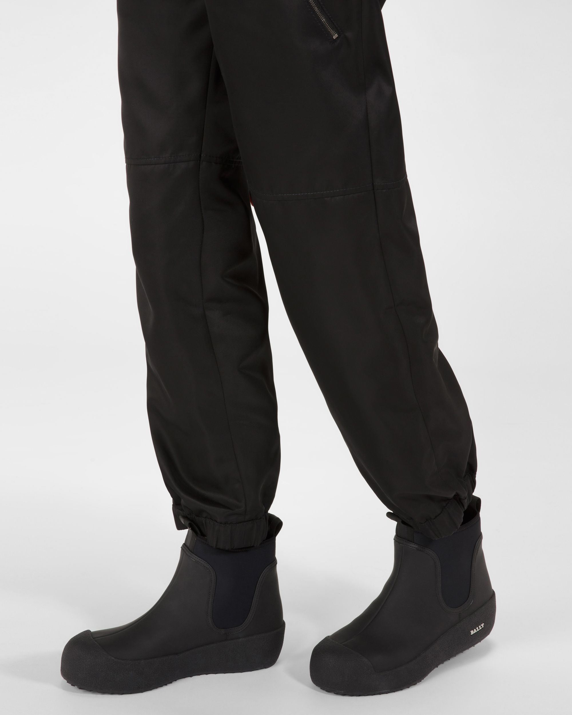 Gadey Stivale In Pelle E Gomma Nera - Donna - Bally - 03