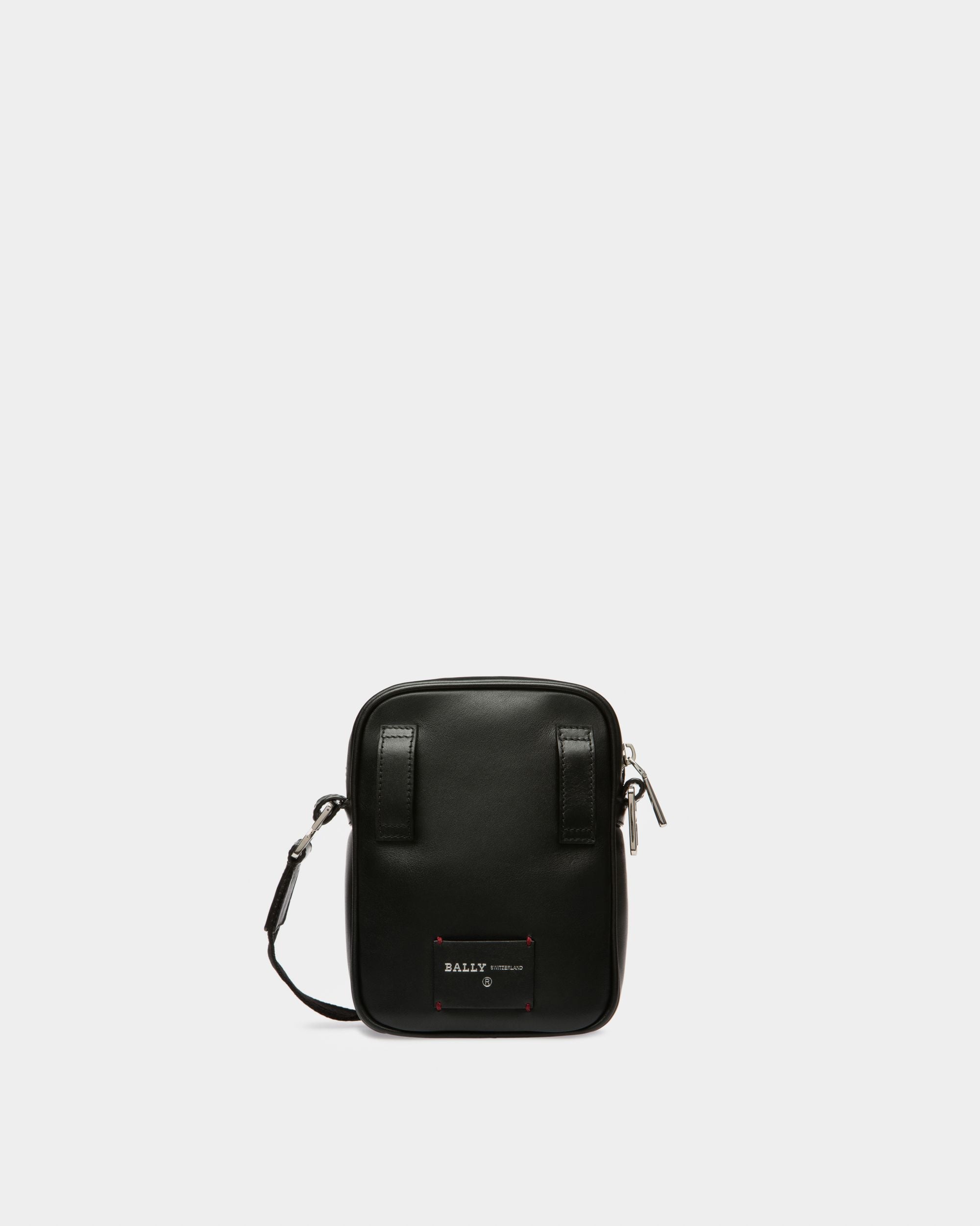 Heyot Borsa A Tracolla In Pelle E Tessuto Sintetico Nero - Uomo - Bally - 02