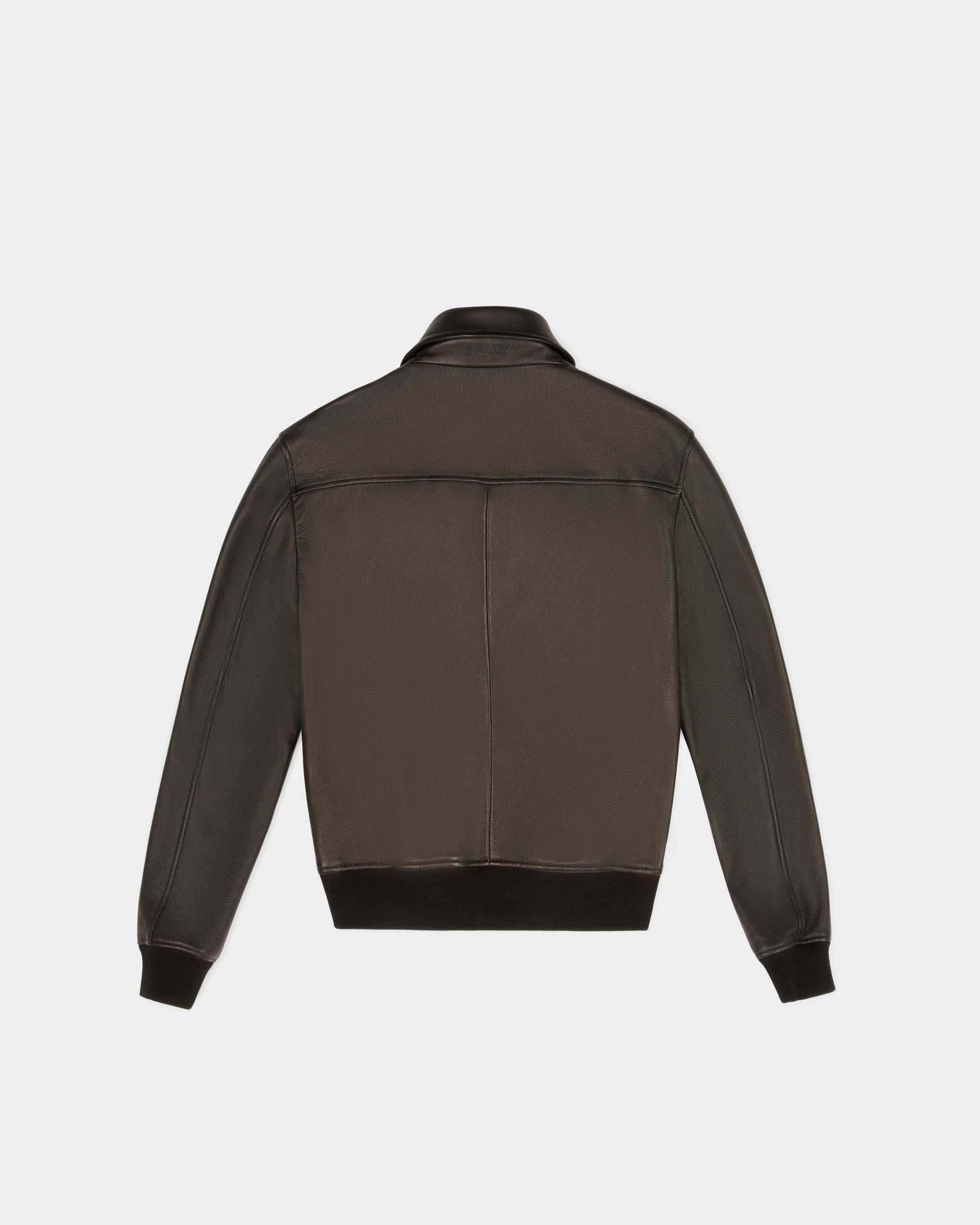 Giubbotto In Pelle Nera - Uomo - Bally - 02
