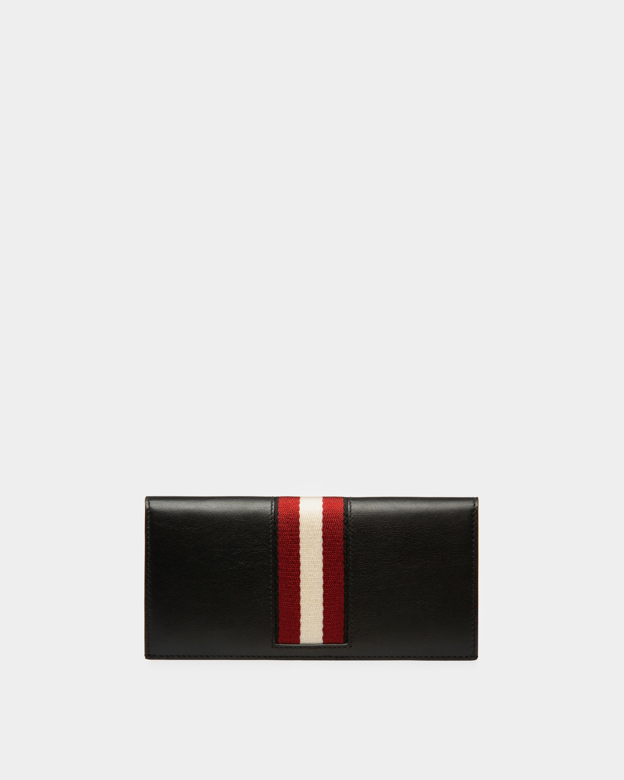Baliro Portafoglio Continental In Pelle Nera - Uomo - Bally - 02