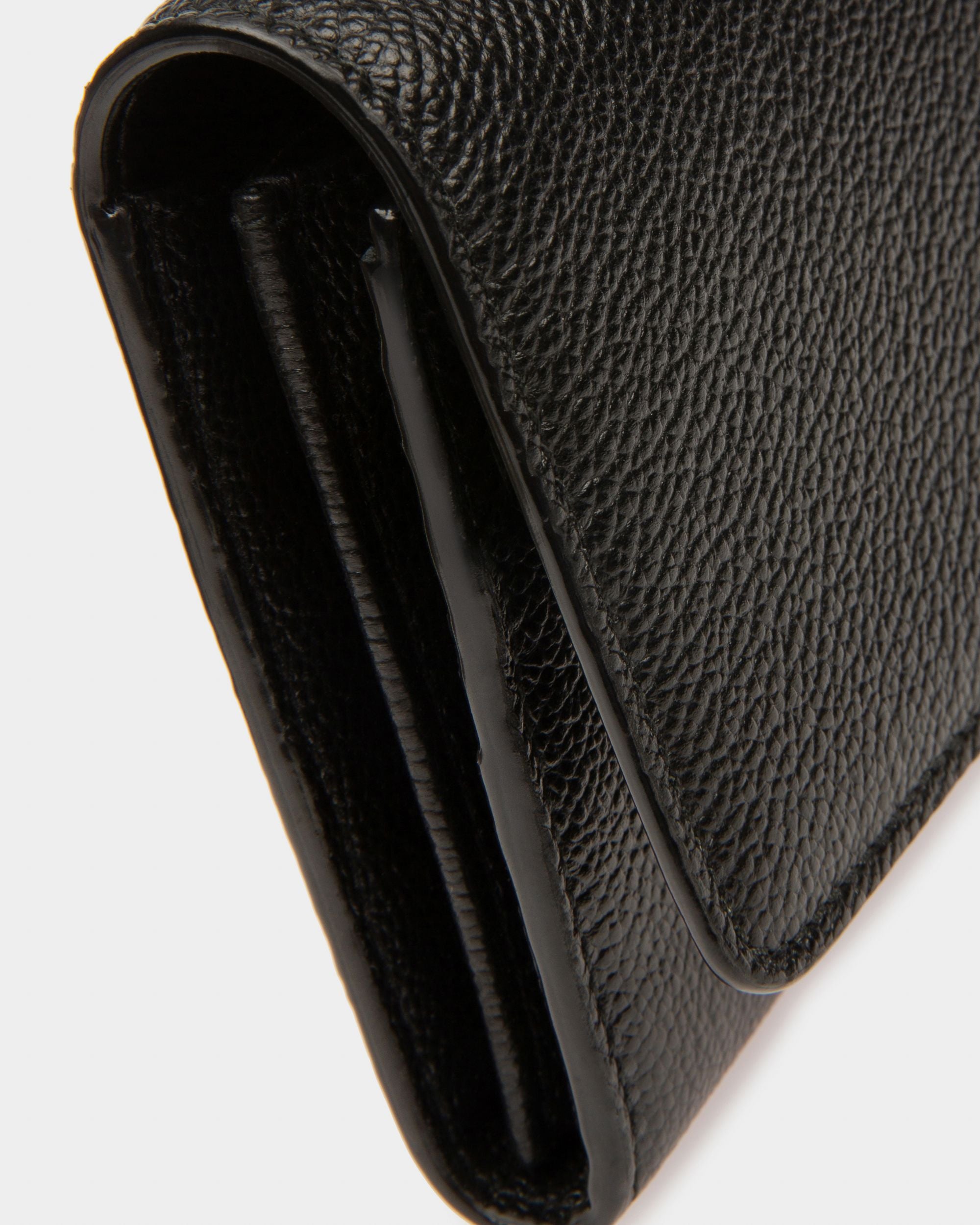 Jinney Portafoglio Continental In Pelle Nera - Donna - Bally - 04