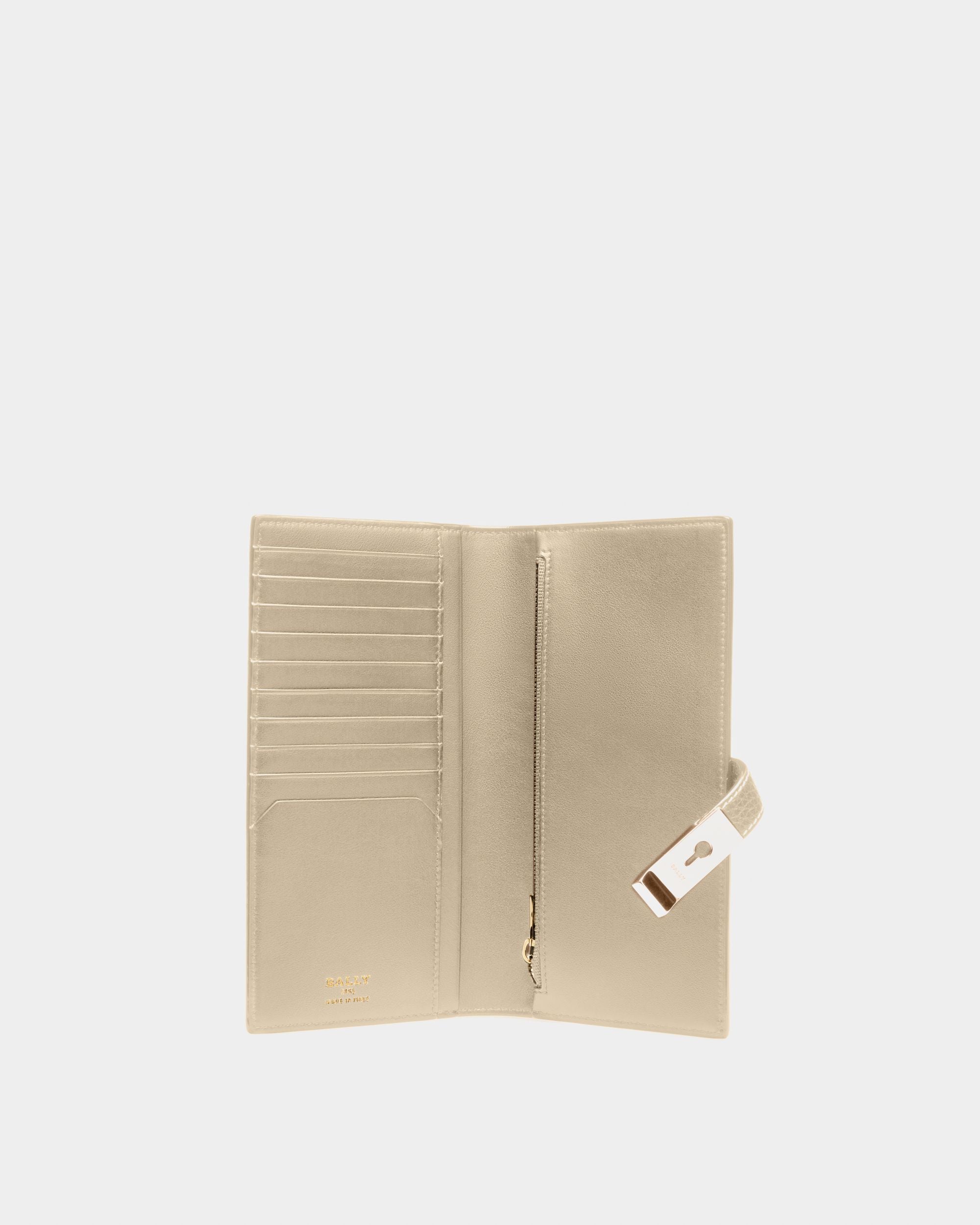 Amy Portafoglio In Pelle Beige Chiaro - Donna - Bally - 03