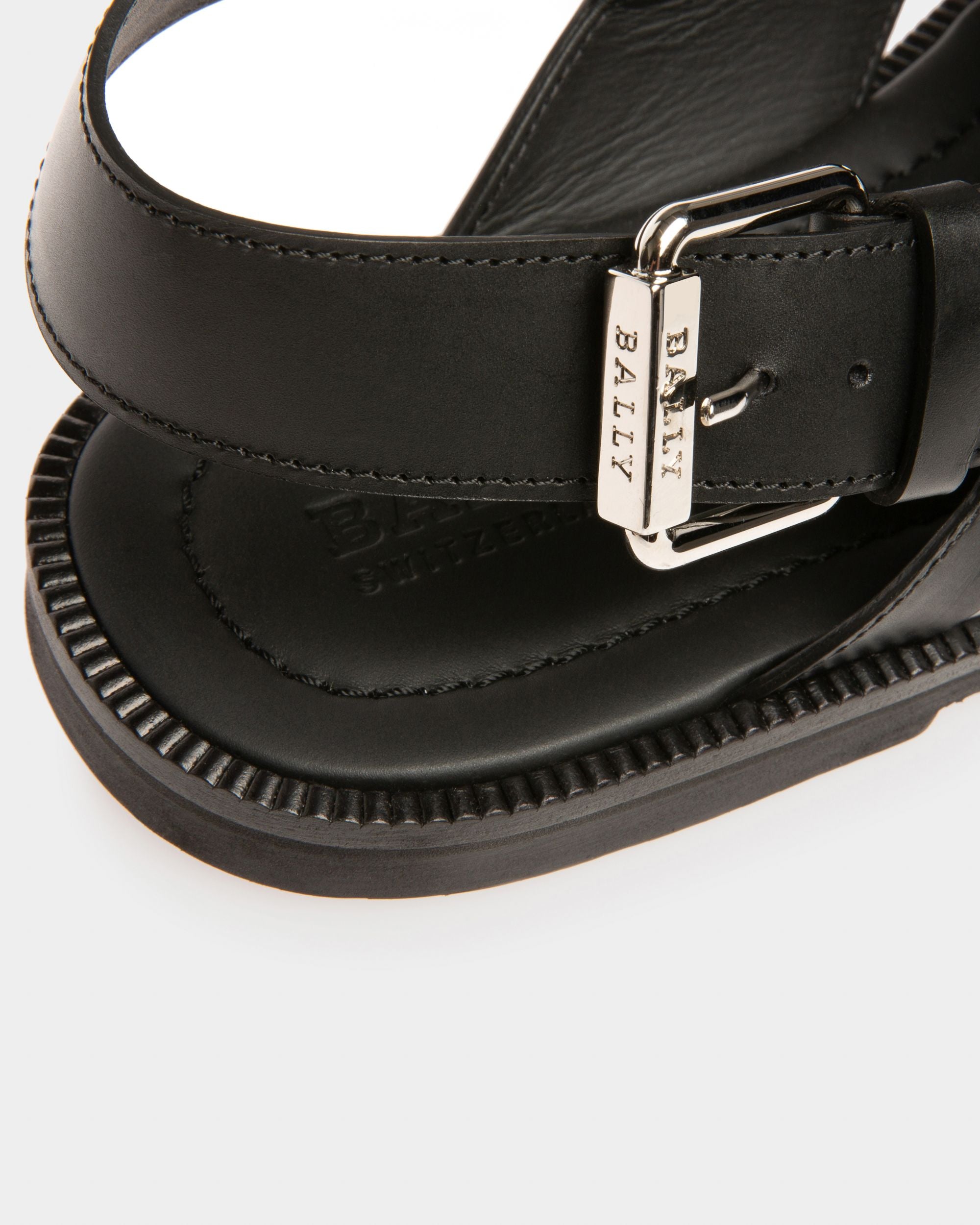 Jameel Sandali In Pelle Nera - Uomo - Bally - 05