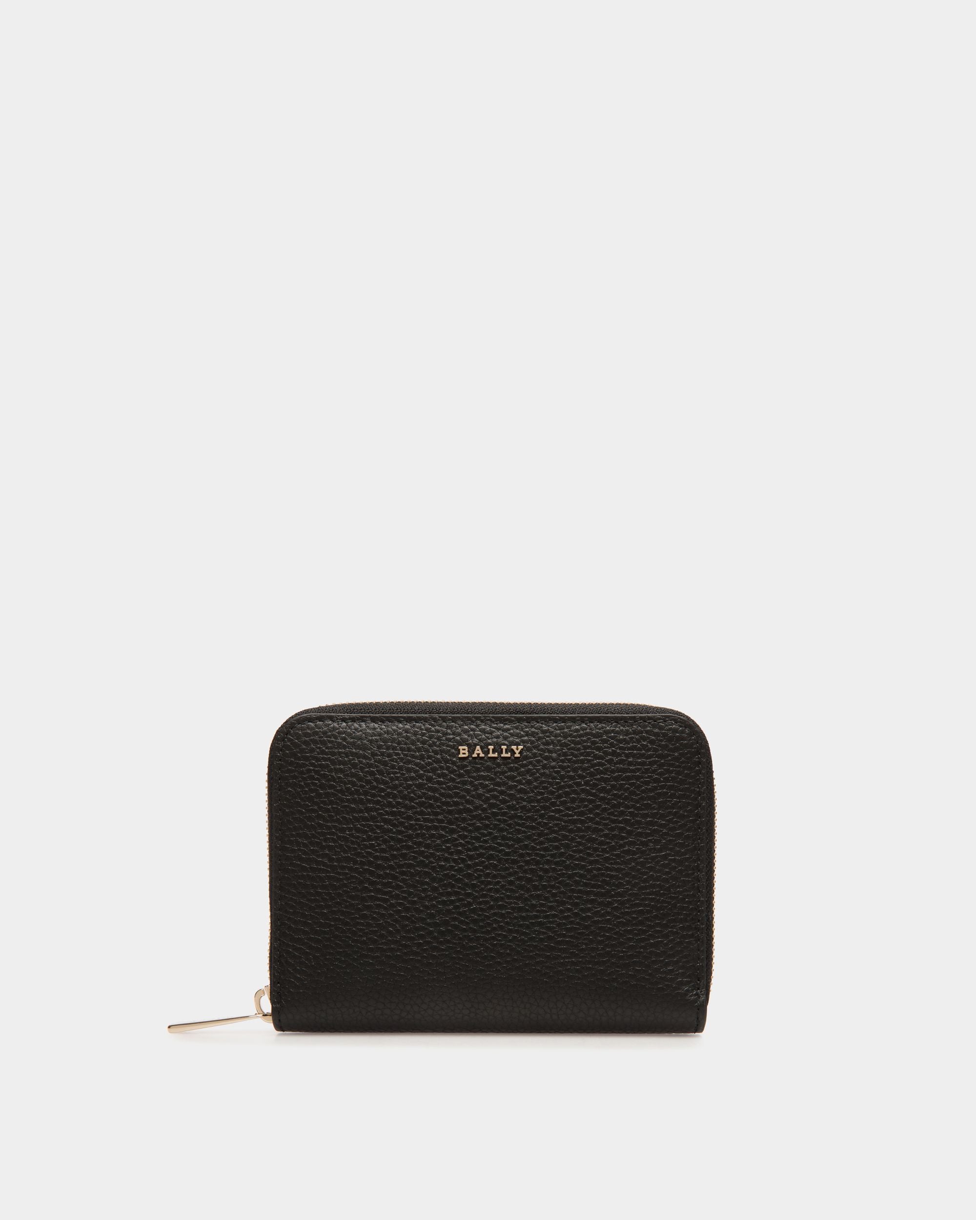 Zip Around Wallet In Black Bovine - Donna - Bally - 01