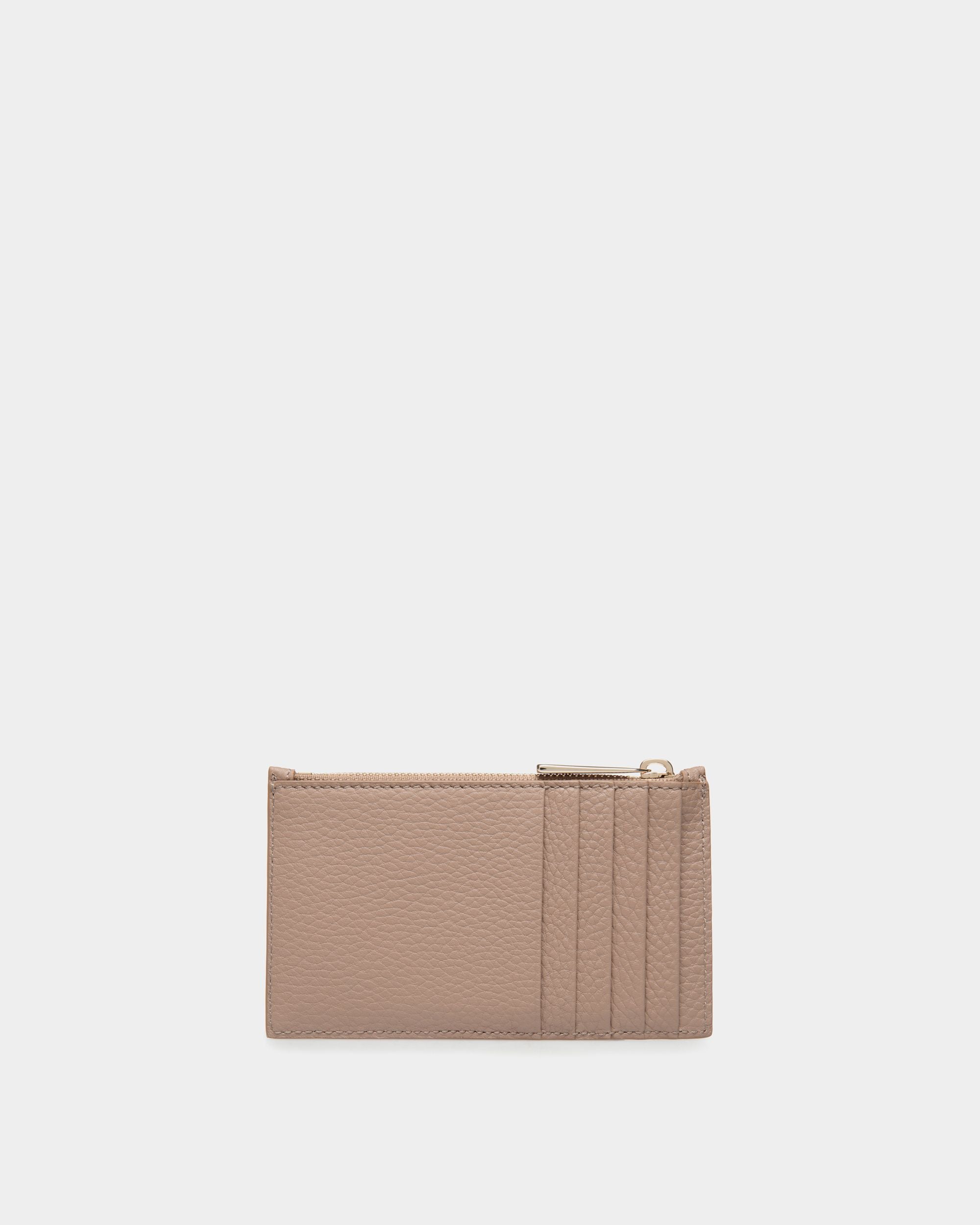 Business Card Holder In Pink Leather - Donna - Bally - 02
