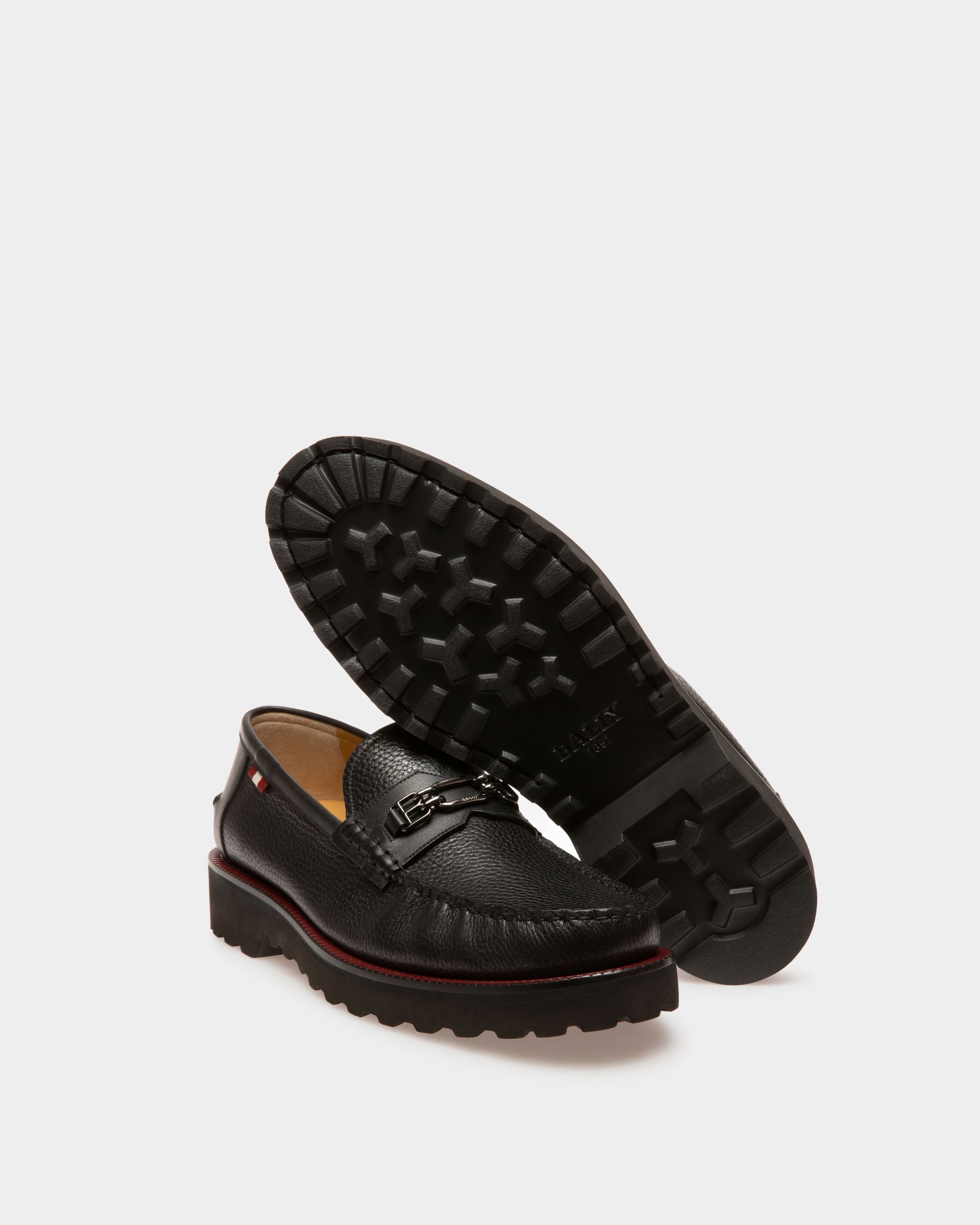 Norrison Mocassini In Pelle Nera - Uomo - Bally - 02