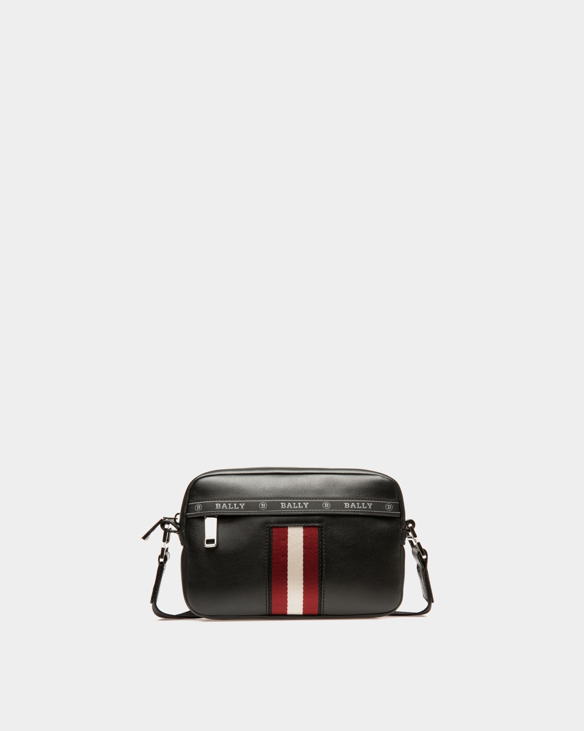 Hal Borsa A Tracolla In Pelle Nera - Uomo - Bally - 01