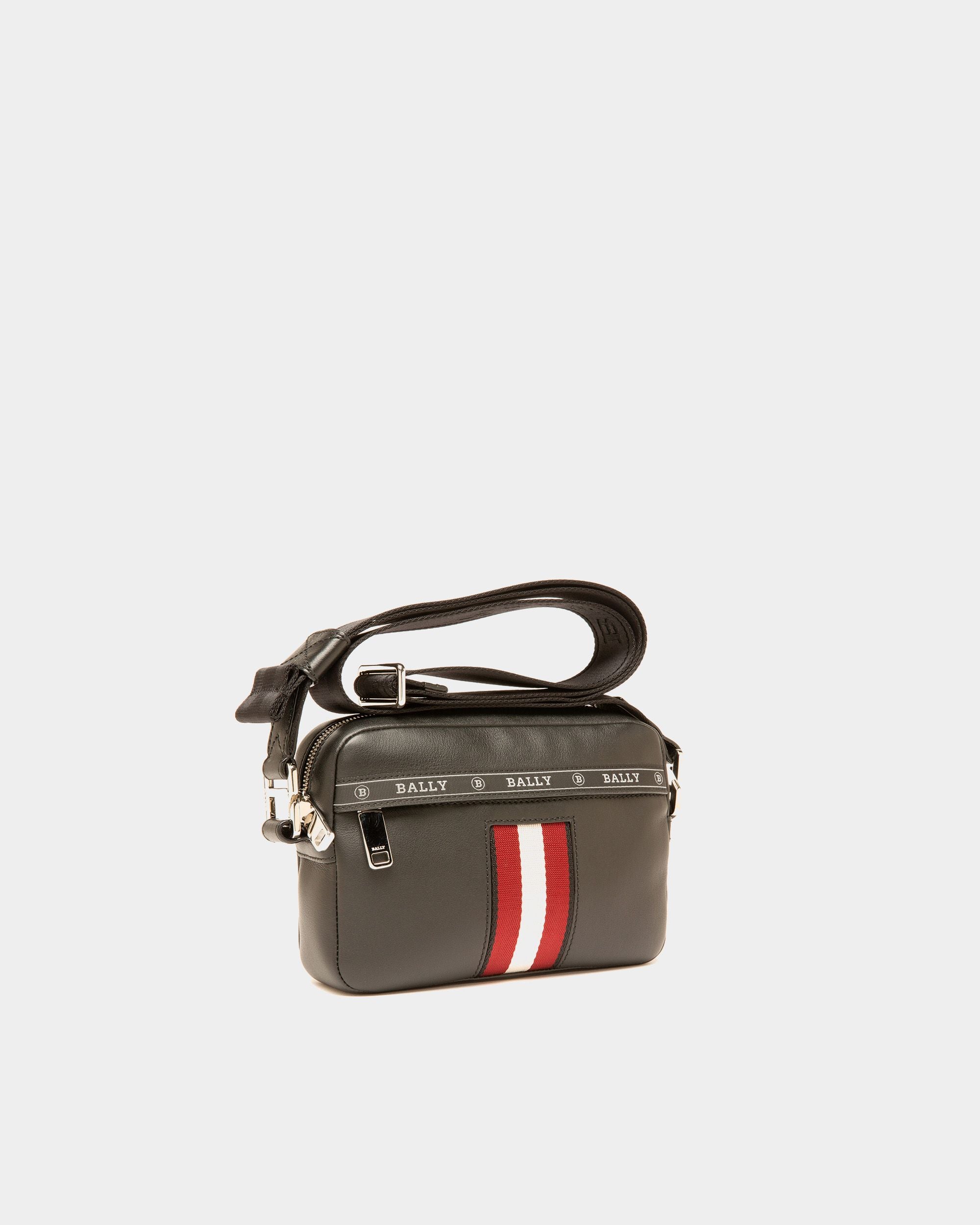 Hal Borsa A Tracolla In Pelle Nera - Uomo - Bally - 04