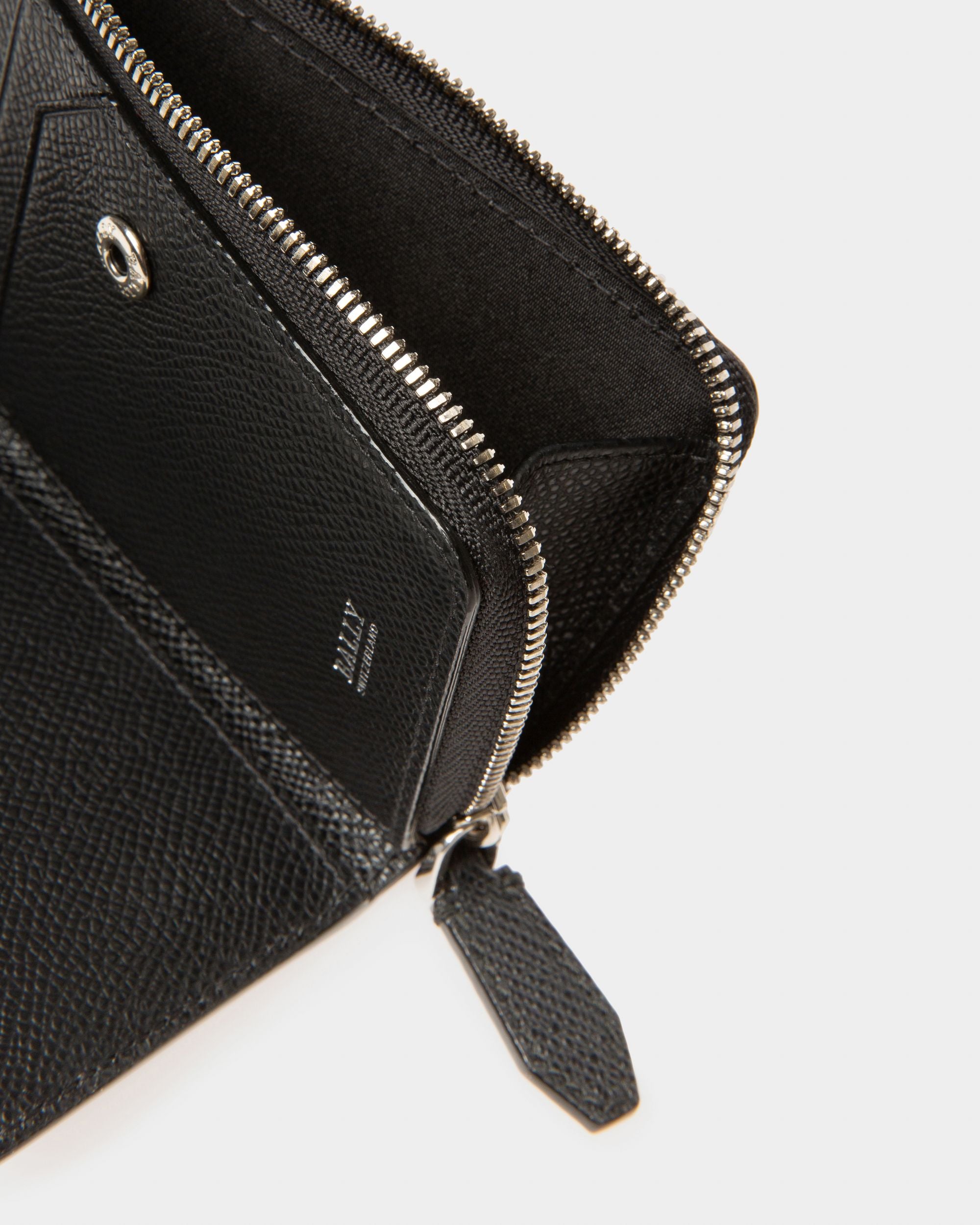 Terik Portafoglio In Pelle Nera - Uomo - Bally - 04