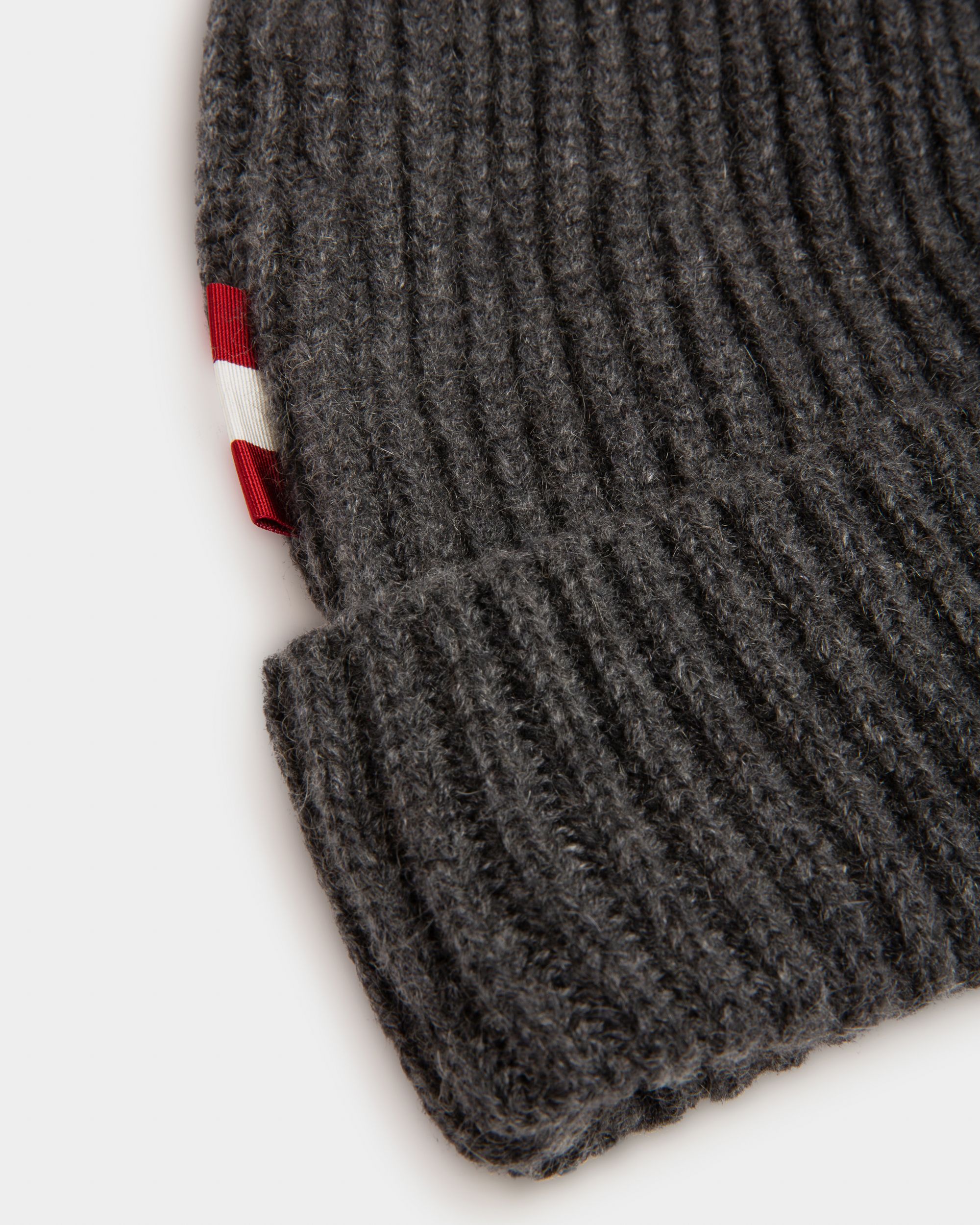 Cappello A Cuffia In Cachemire Grigio Scuro - Uomo - Bally - 03