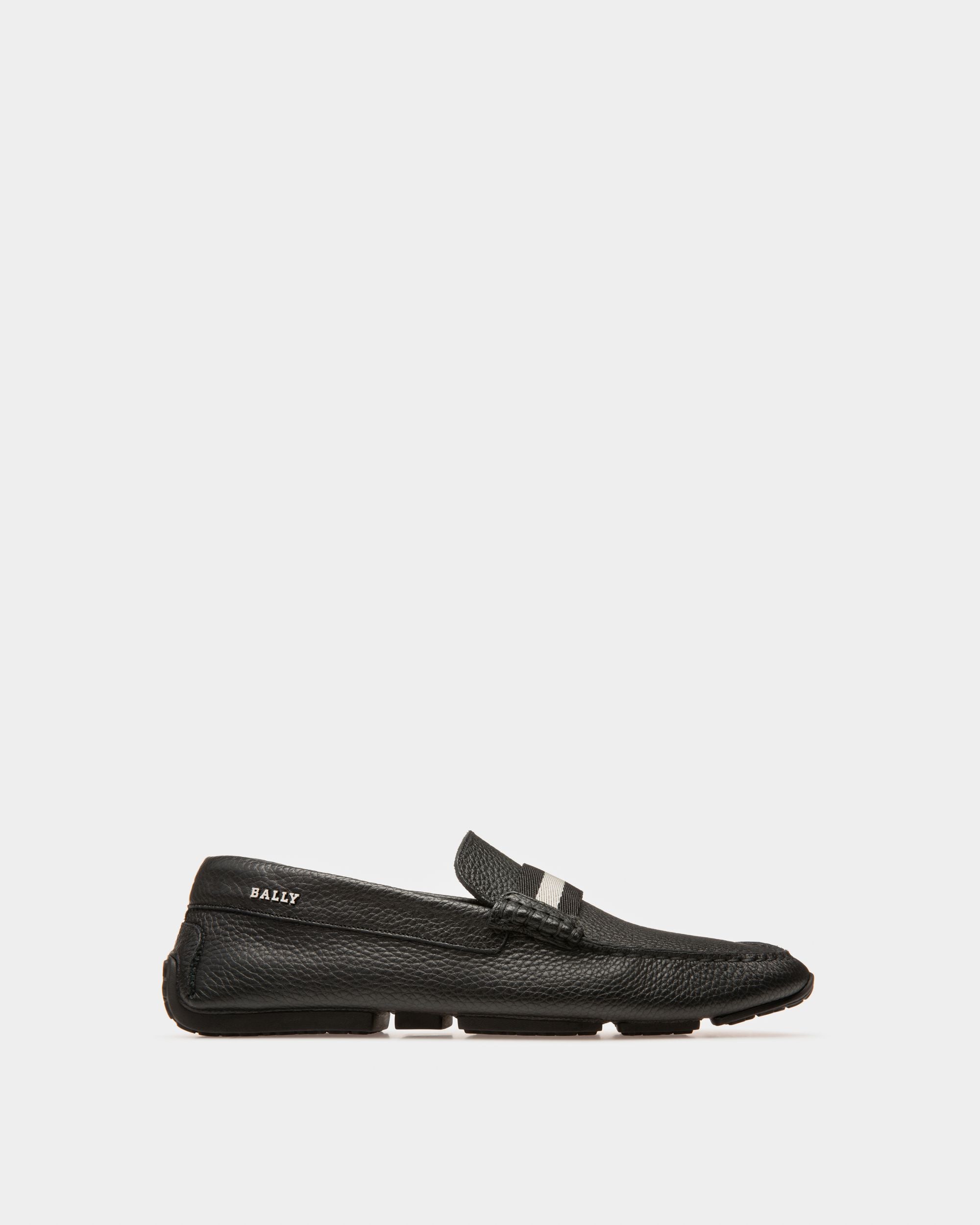 Pearce Scarpa Da Guida In Pelle Nera - Uomo - Bally - 01