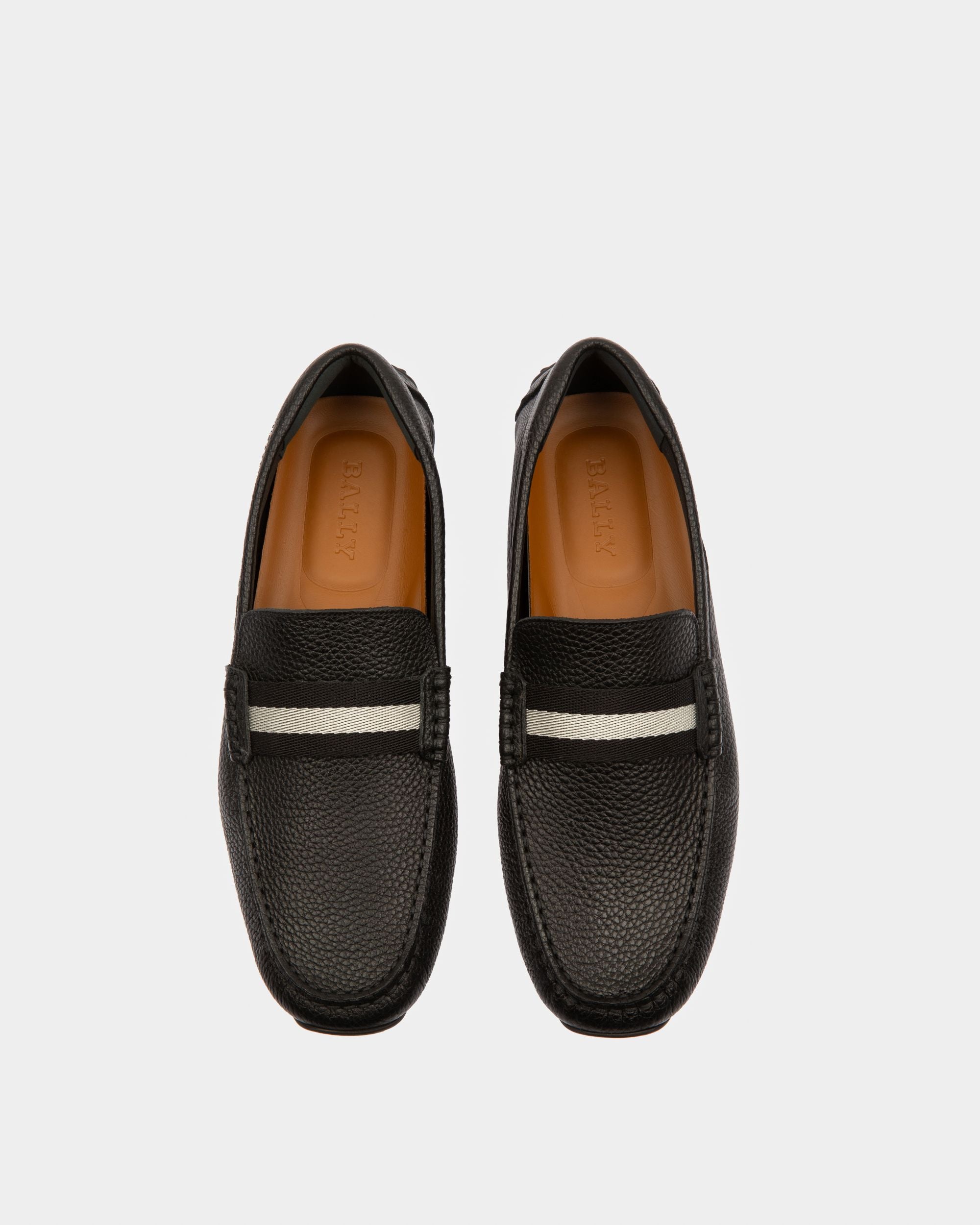 Pearce Scarpa Da Guida In Pelle Nera - Uomo - Bally - 02