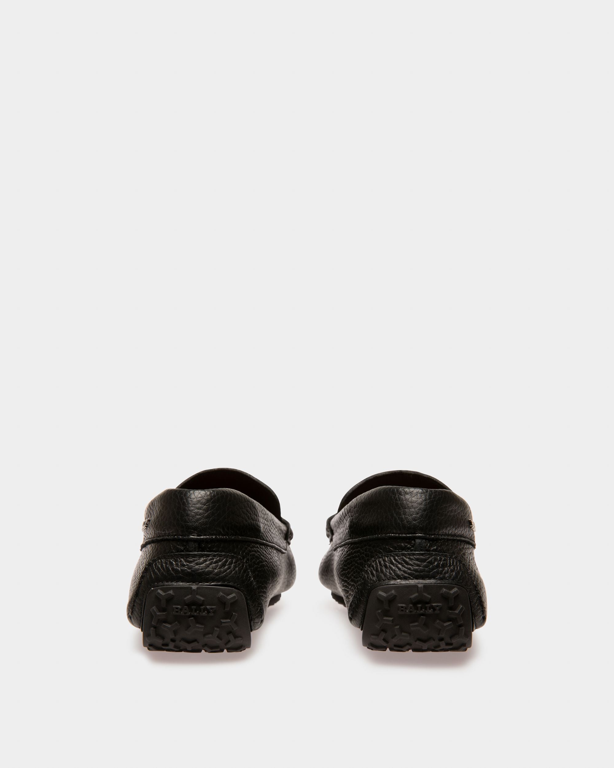 Pearce Scarpa Da Guida In Pelle Nera - Uomo - Bally - 04