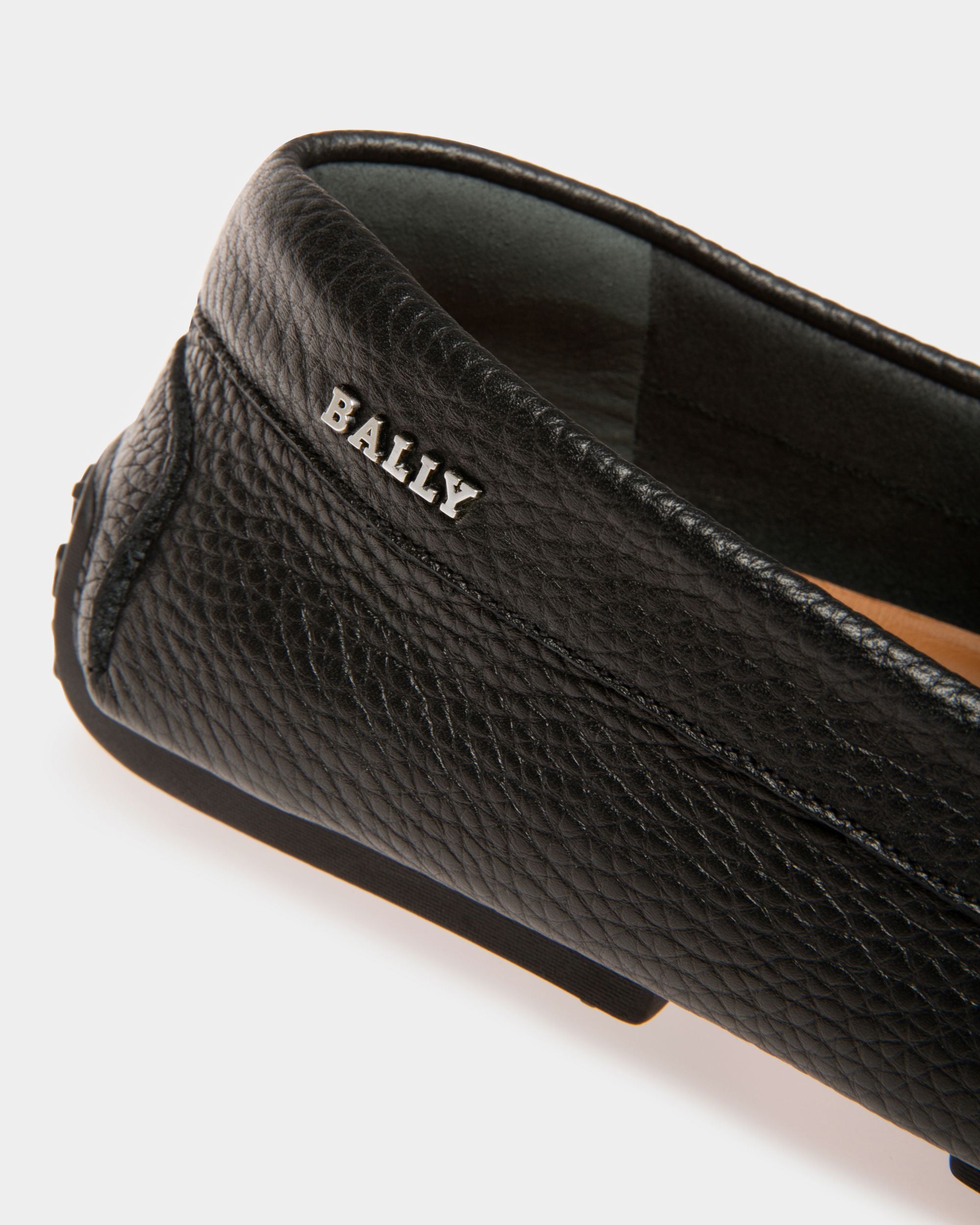 Pearce Scarpa Da Guida In Pelle Nera - Uomo - Bally - 06