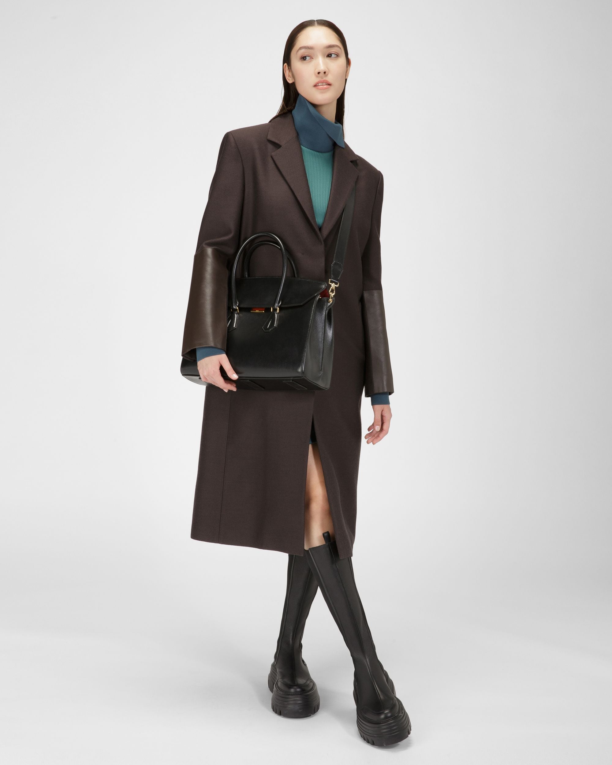 Saphyr Borsetta A Mano In Pelle Nera - Donna - Bally - 02