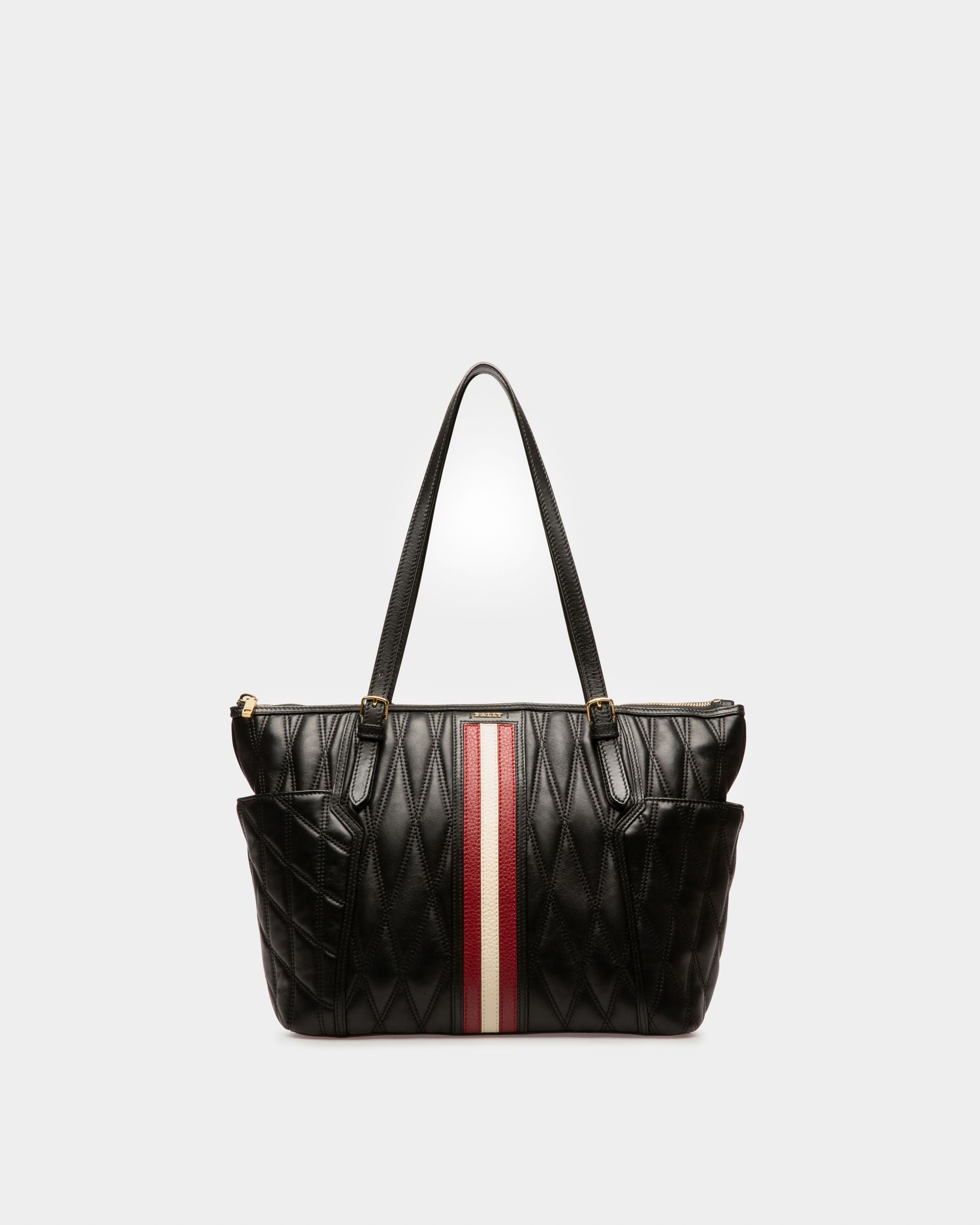 Damirah Tote Bag In Pelle Nera - Donna - Bally - 01