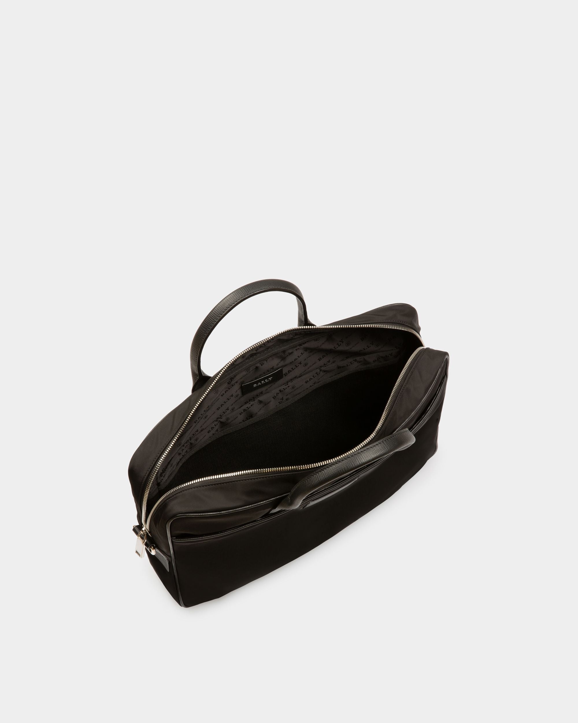 Faldy Borsa Business In Nylon Nero - Uomo - Bally - 03