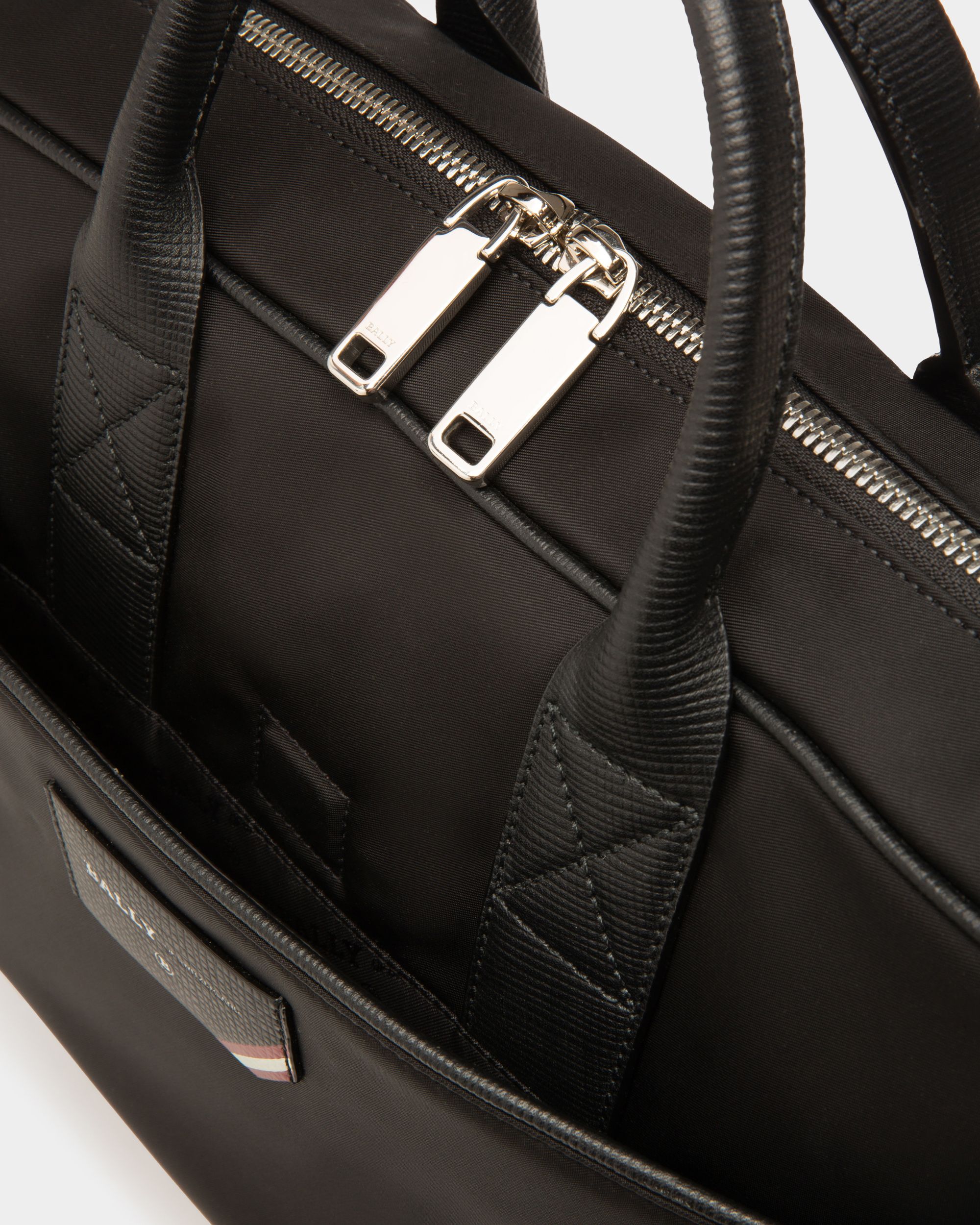 Faldy Borsa Business In Nylon Nero - Uomo - Bally - 04