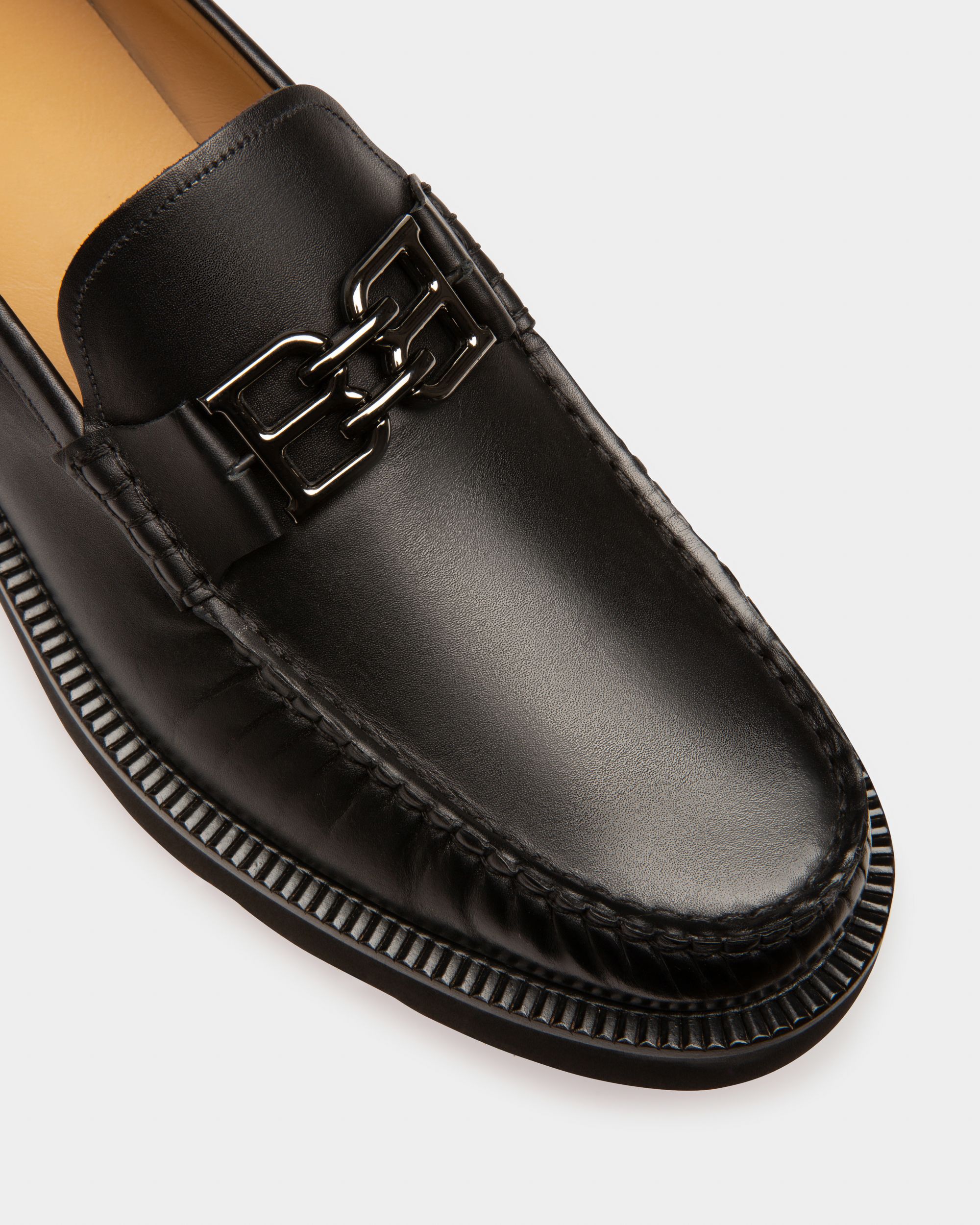 Nolam Mocassini In Pelle Nera - Uomo - Bally - 05