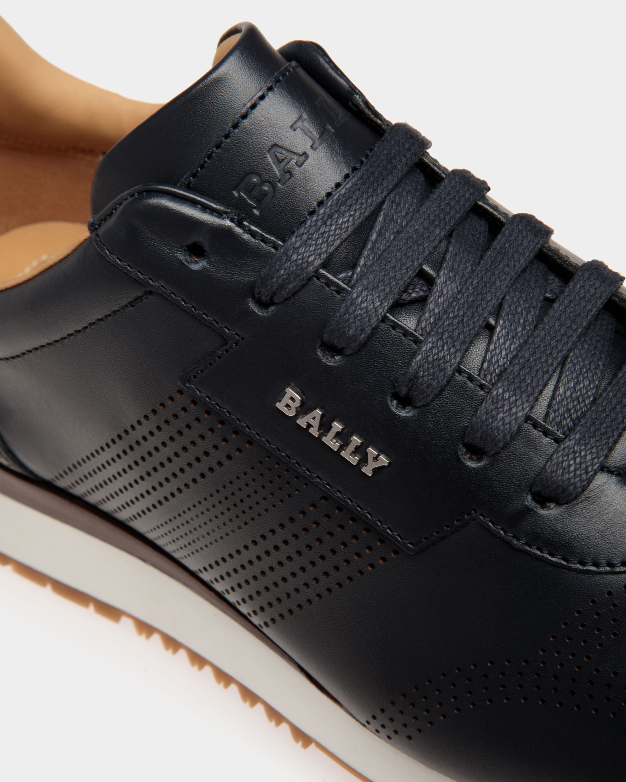 Asken Sneaker In Pelle Blu Notte - Uomo - Bally - 05