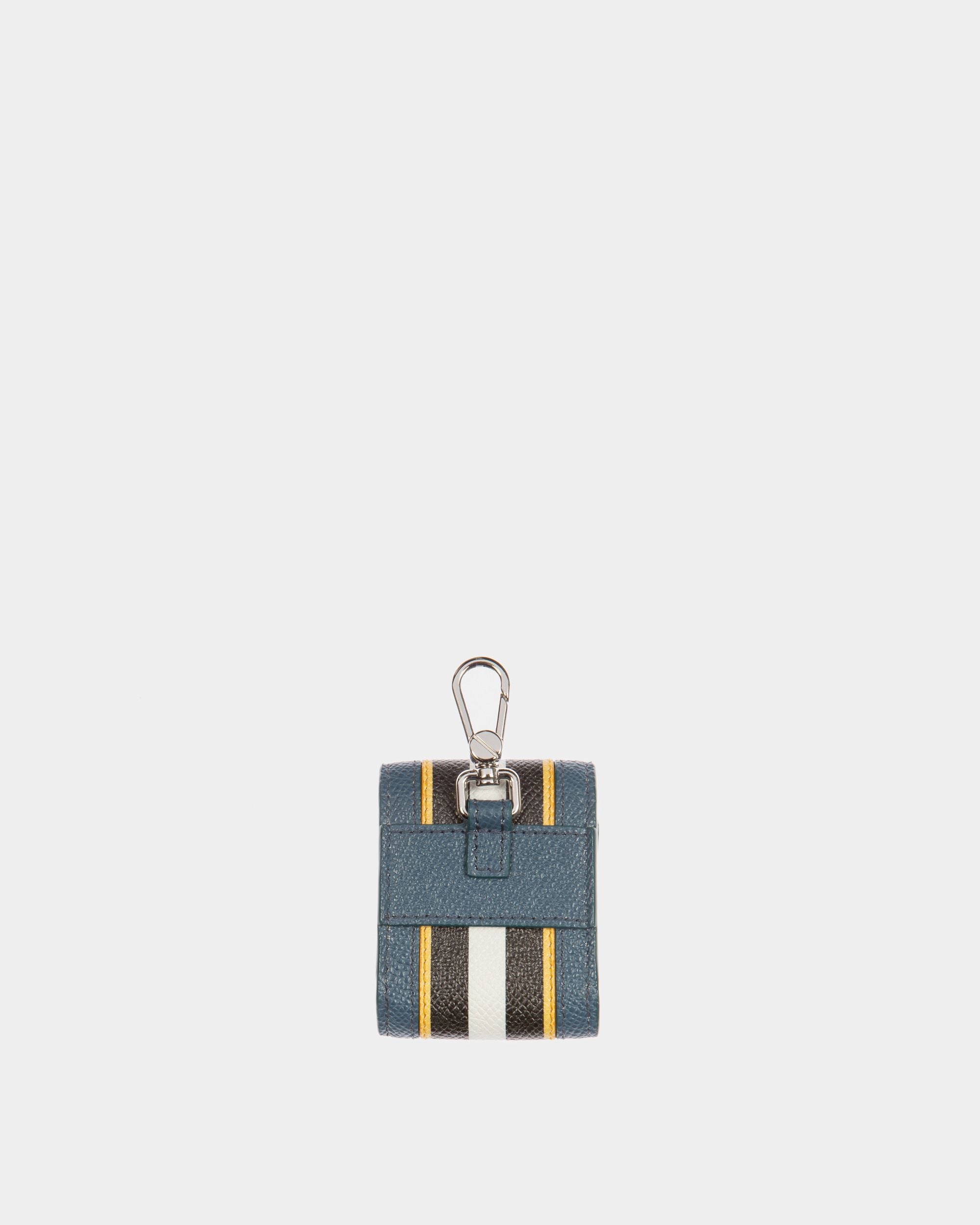 Bearp Centodia Per Airpods In Pelle Blu - Uomo - Bally - 02