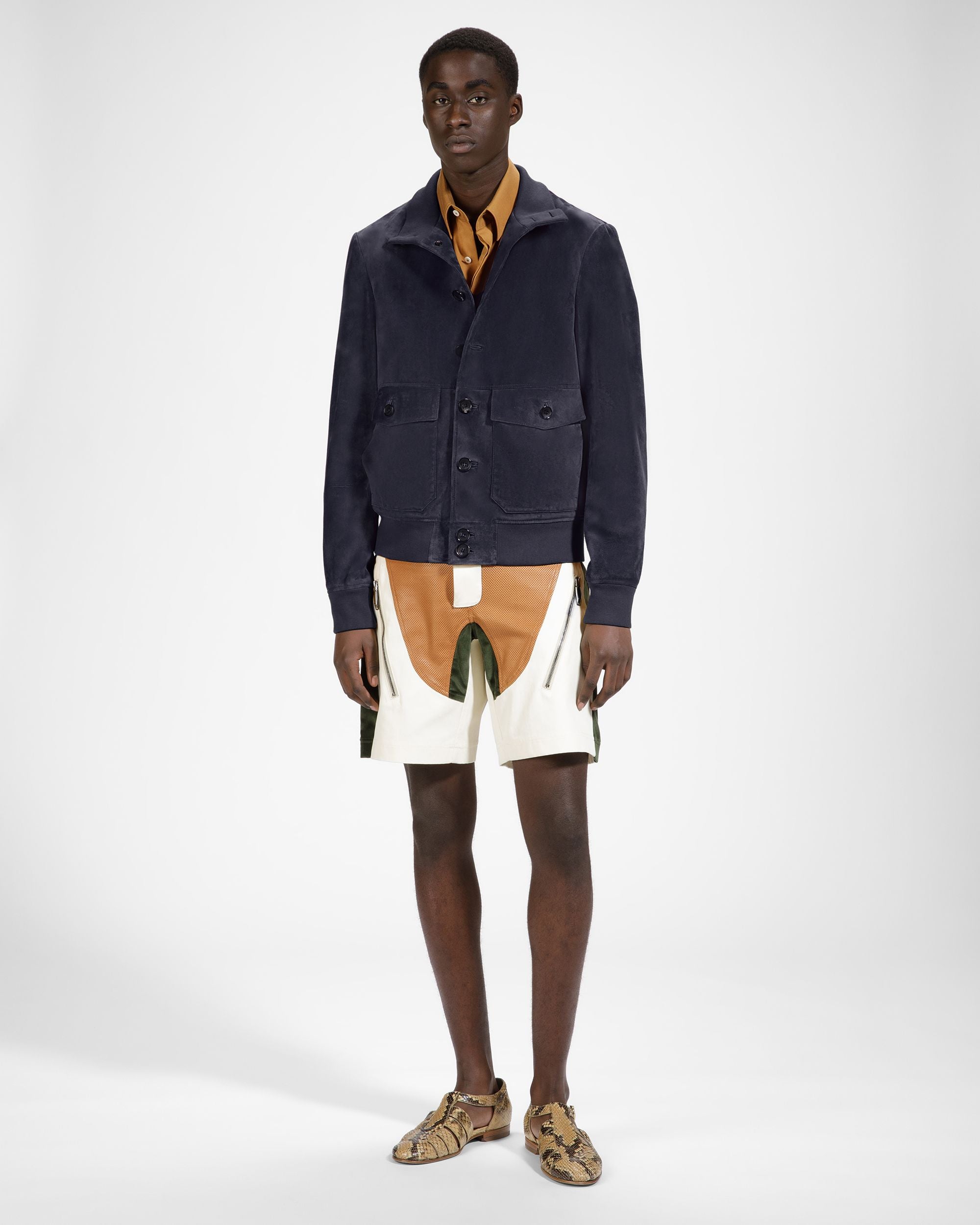 Bomber In Pelle Blu - Uomo - Bally - 02