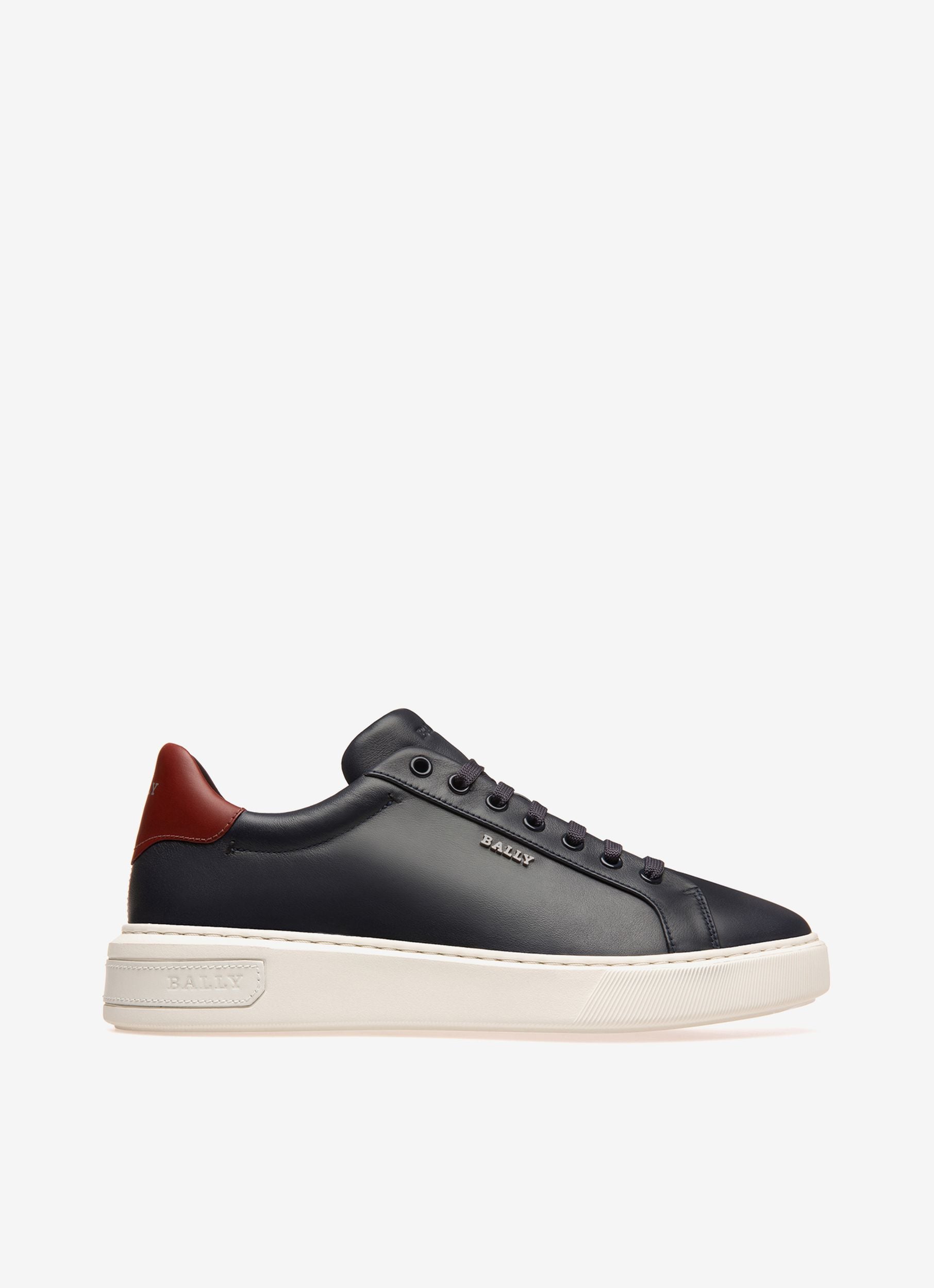 Miky Sneakers In Pelle Blu Navy - Uomo - Bally - 01