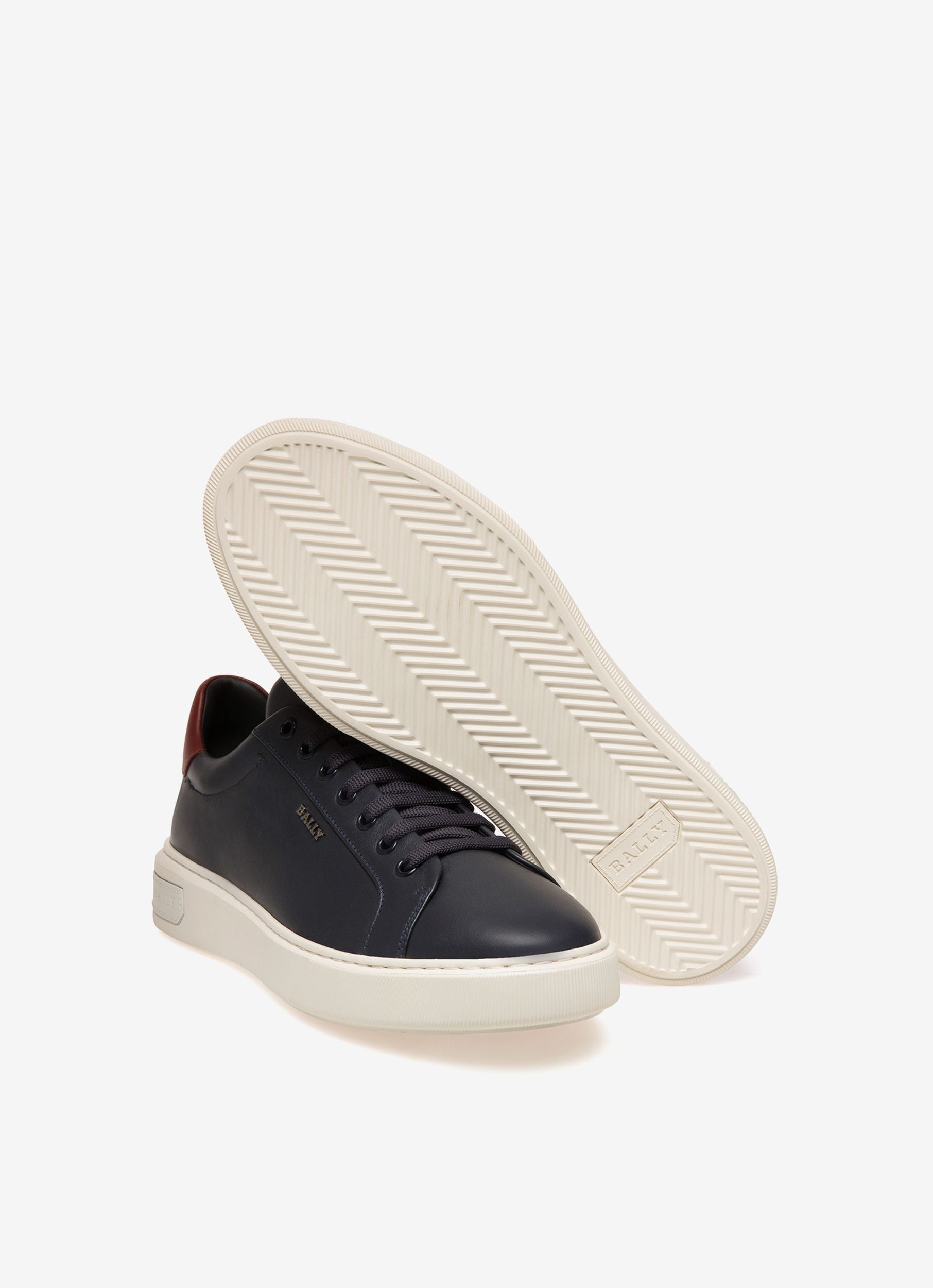 Miky Sneakers In Pelle Blu Navy - Uomo - Bally - 03