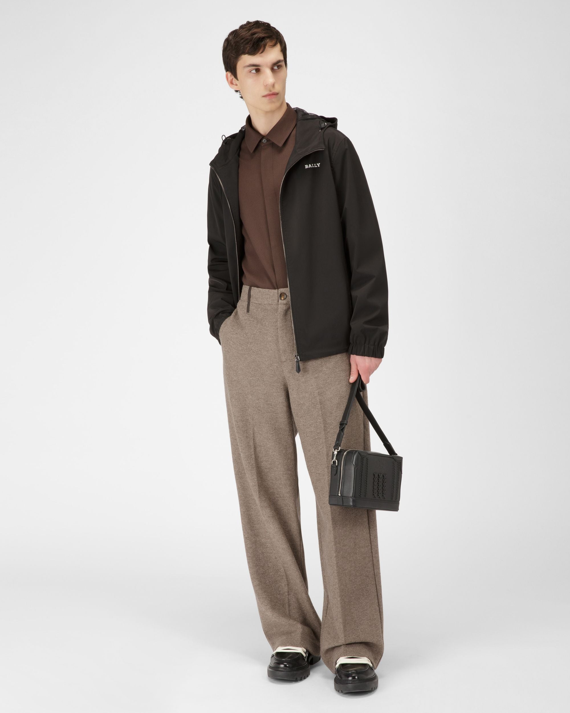 Giacca Antivento In Nylon Colore Nero - Uomo - Bally - 02