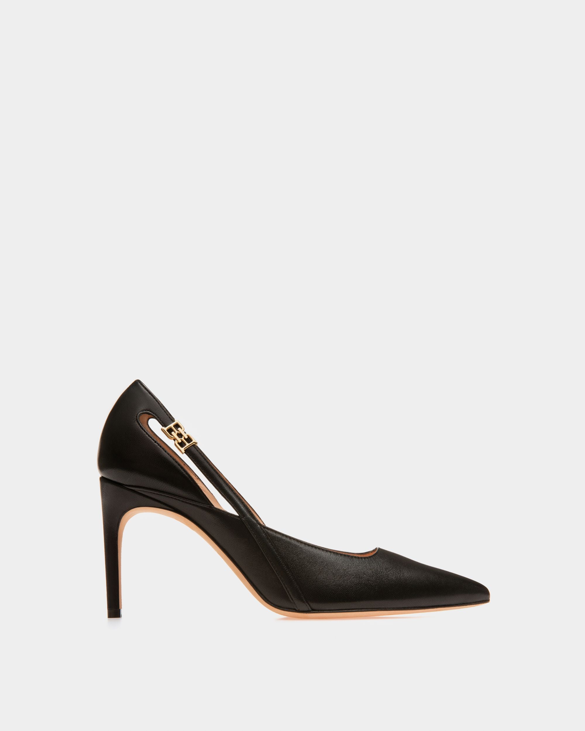Elsa Décolleté In Pelle Nera - Donna - Bally - 01