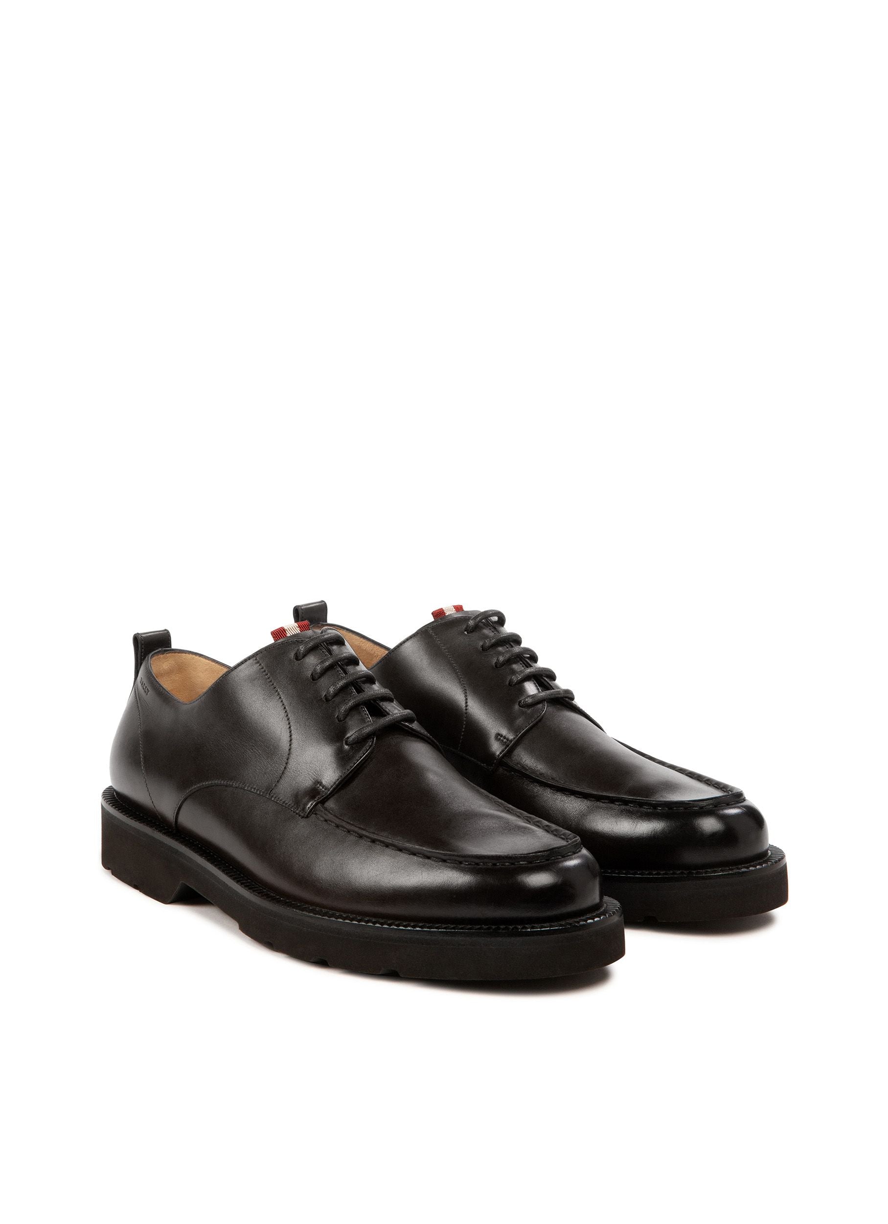 Norber Scarpe Derby In Pelle Nera - Uomo - Bally - 02