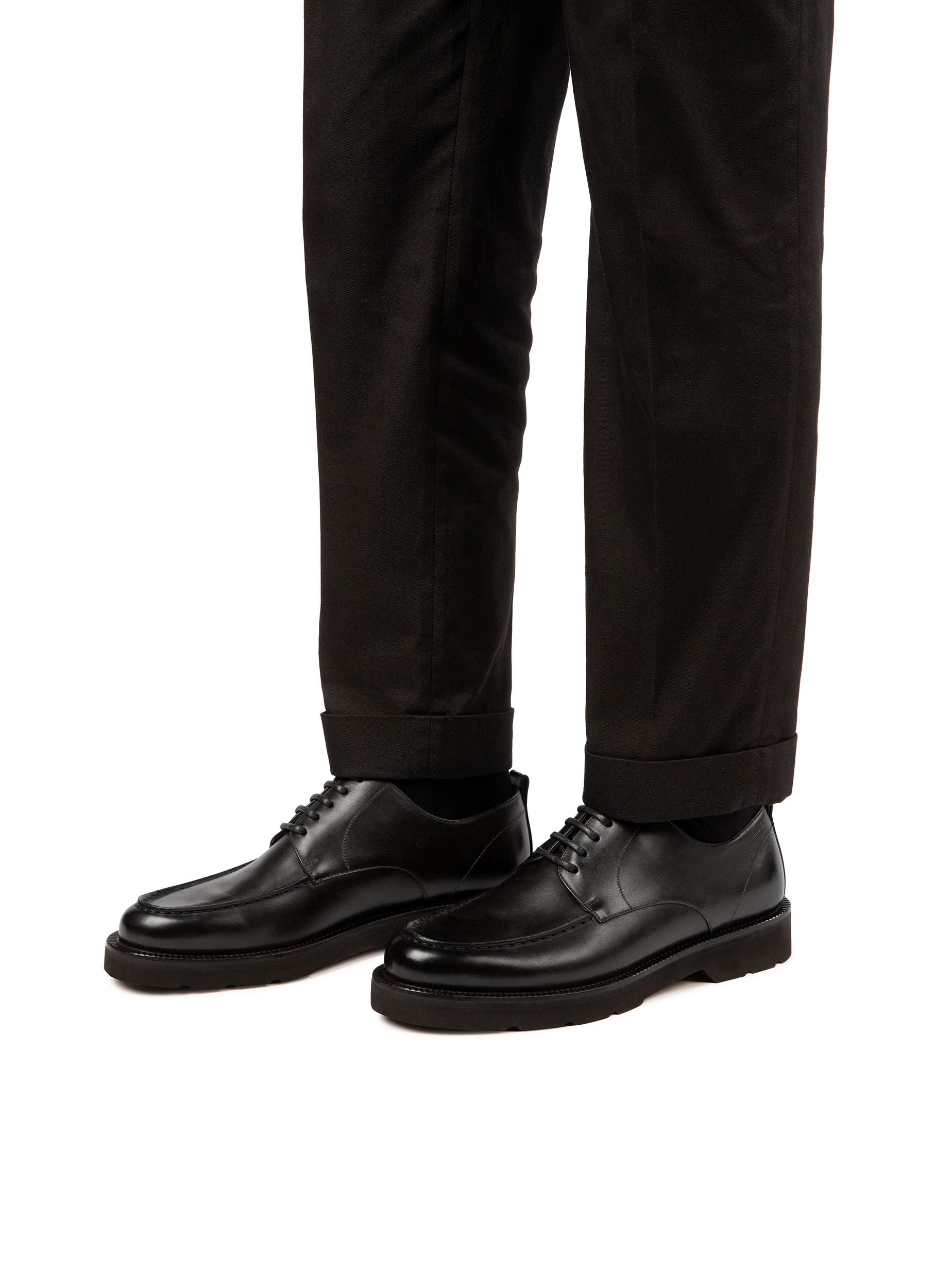 Norber Scarpe Derby In Pelle Nera - Uomo - Bally - 04