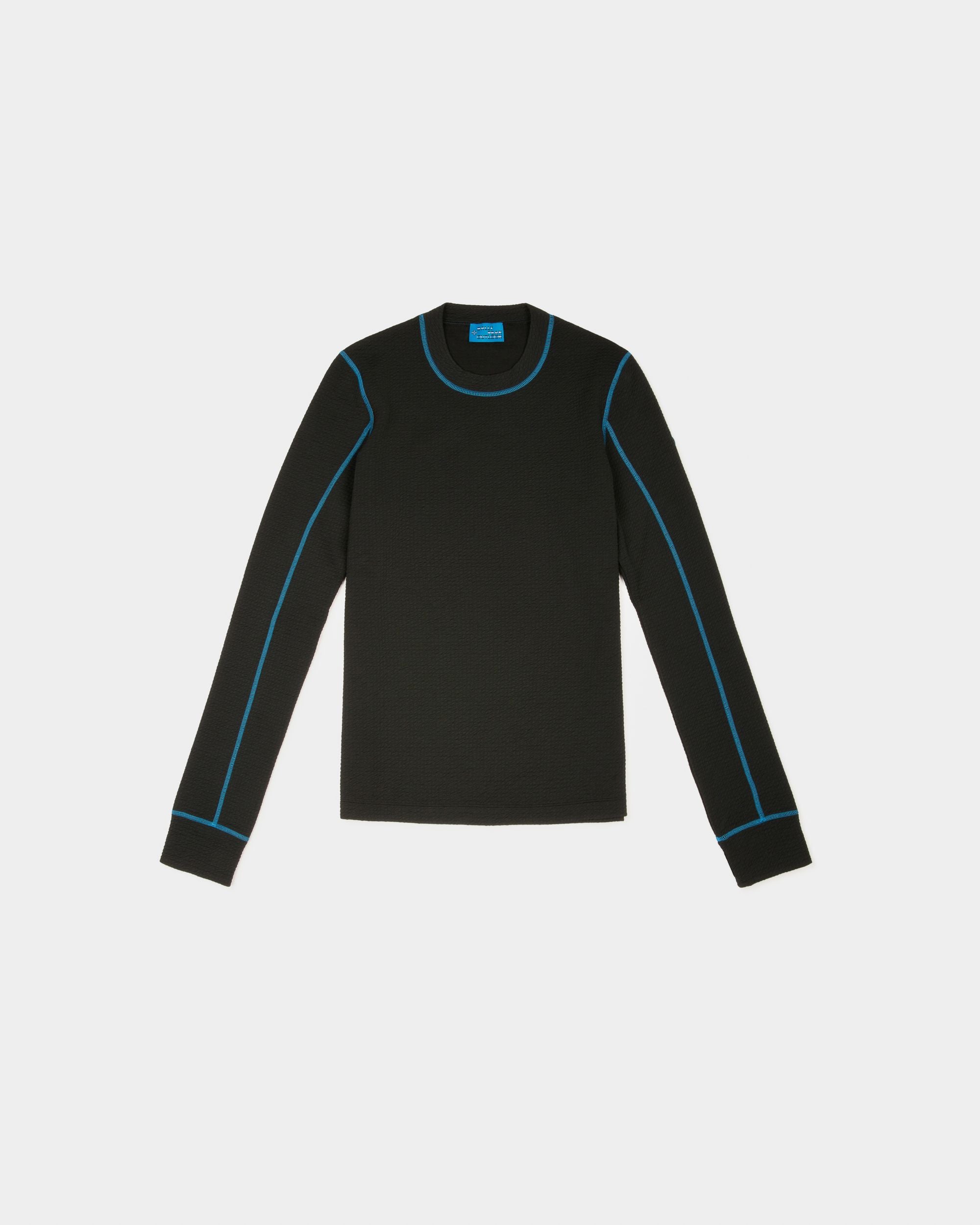 Maglia Termica In Poliestere Riciclato Nero - Uomo - Bally - 01