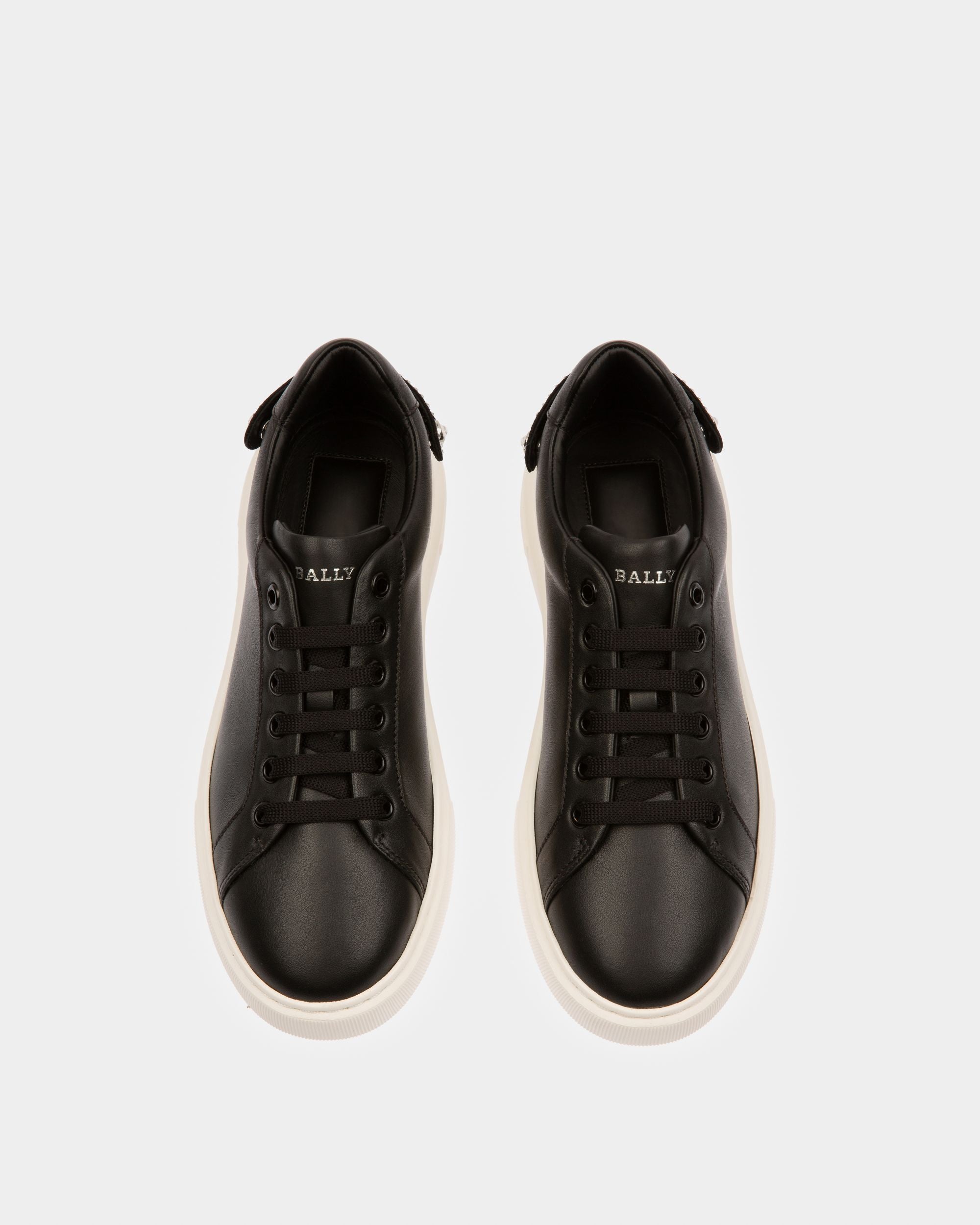 Malya Sneakers In Pelle Nera - Donna - Bally - 02