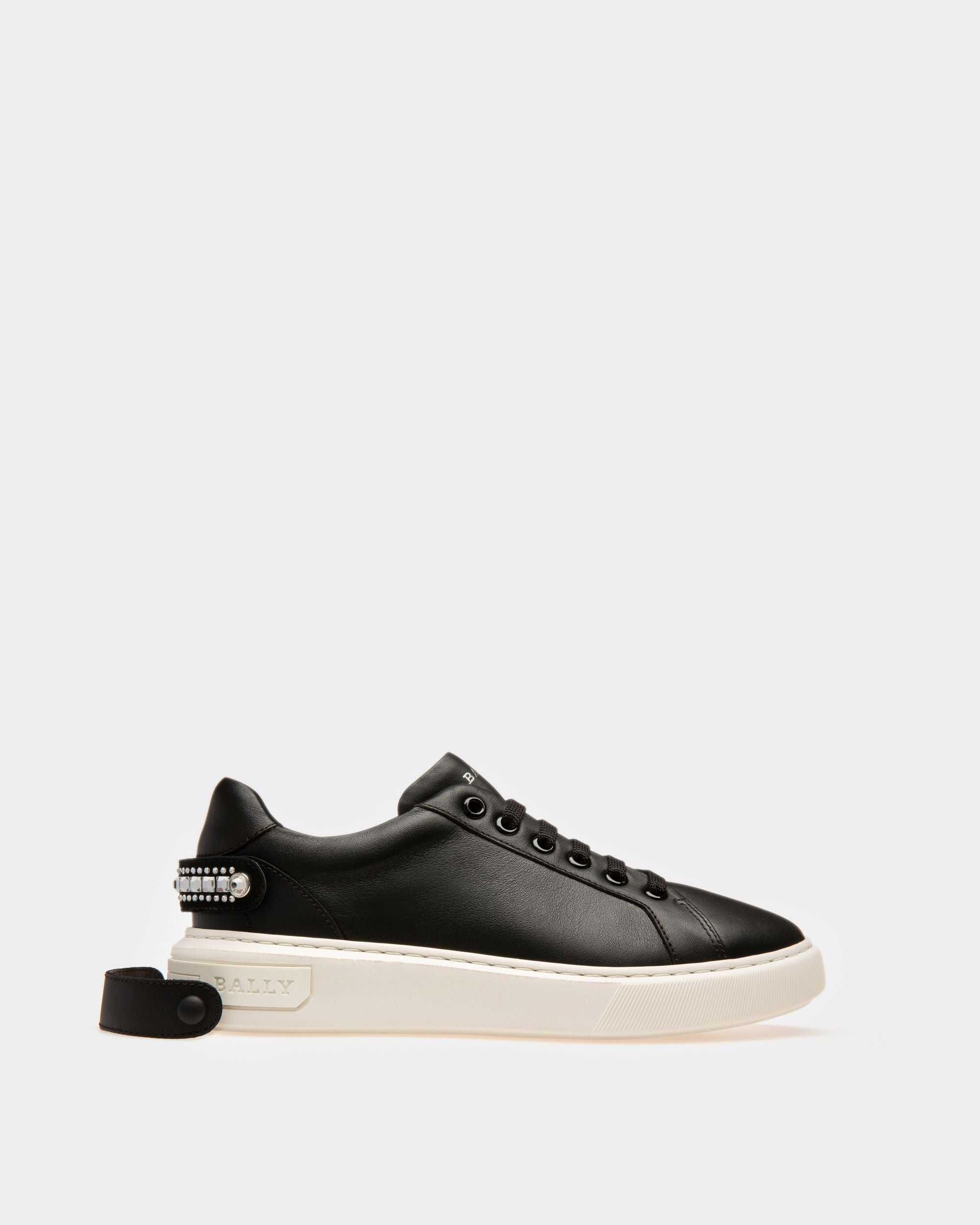 Malya Sneakers In Pelle Nera - Donna - Bally - 08