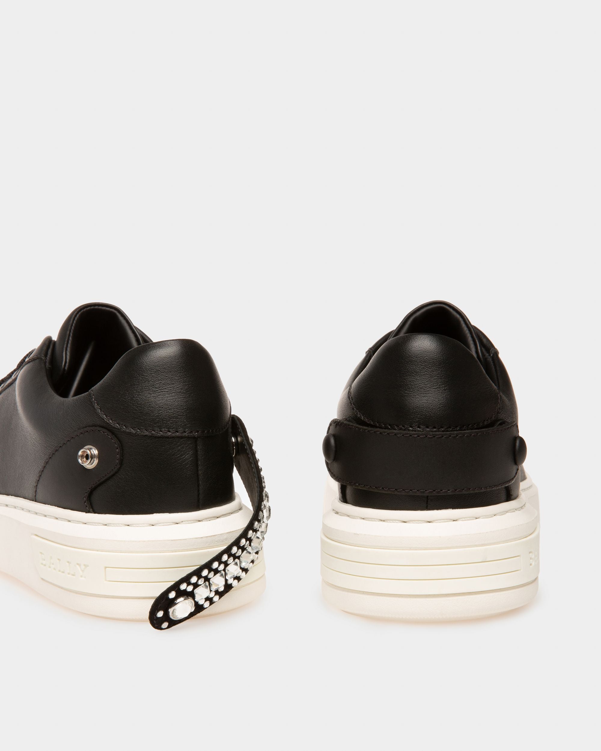 Malya Sneakers In Pelle Nera - Donna - Bally - 10