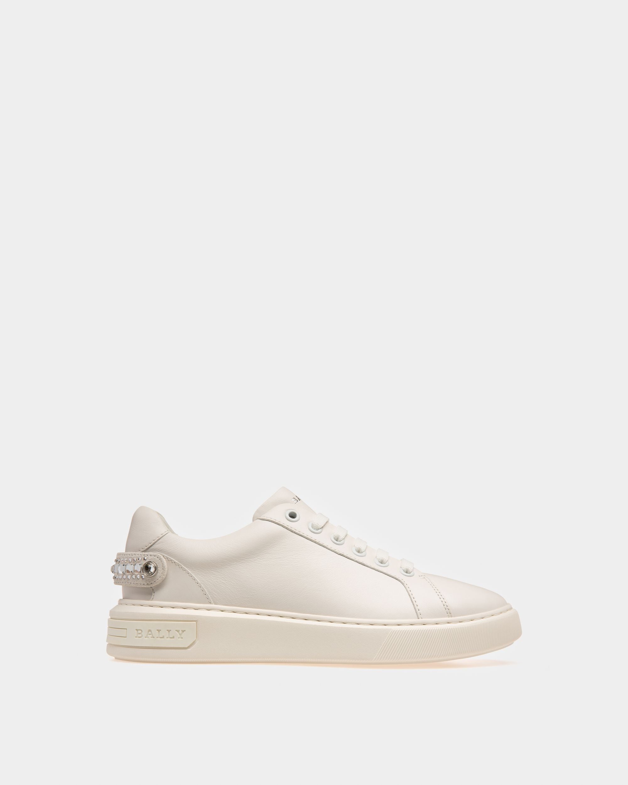 Malya Sneakers In Pelle Bianca - Donna - Bally - 01