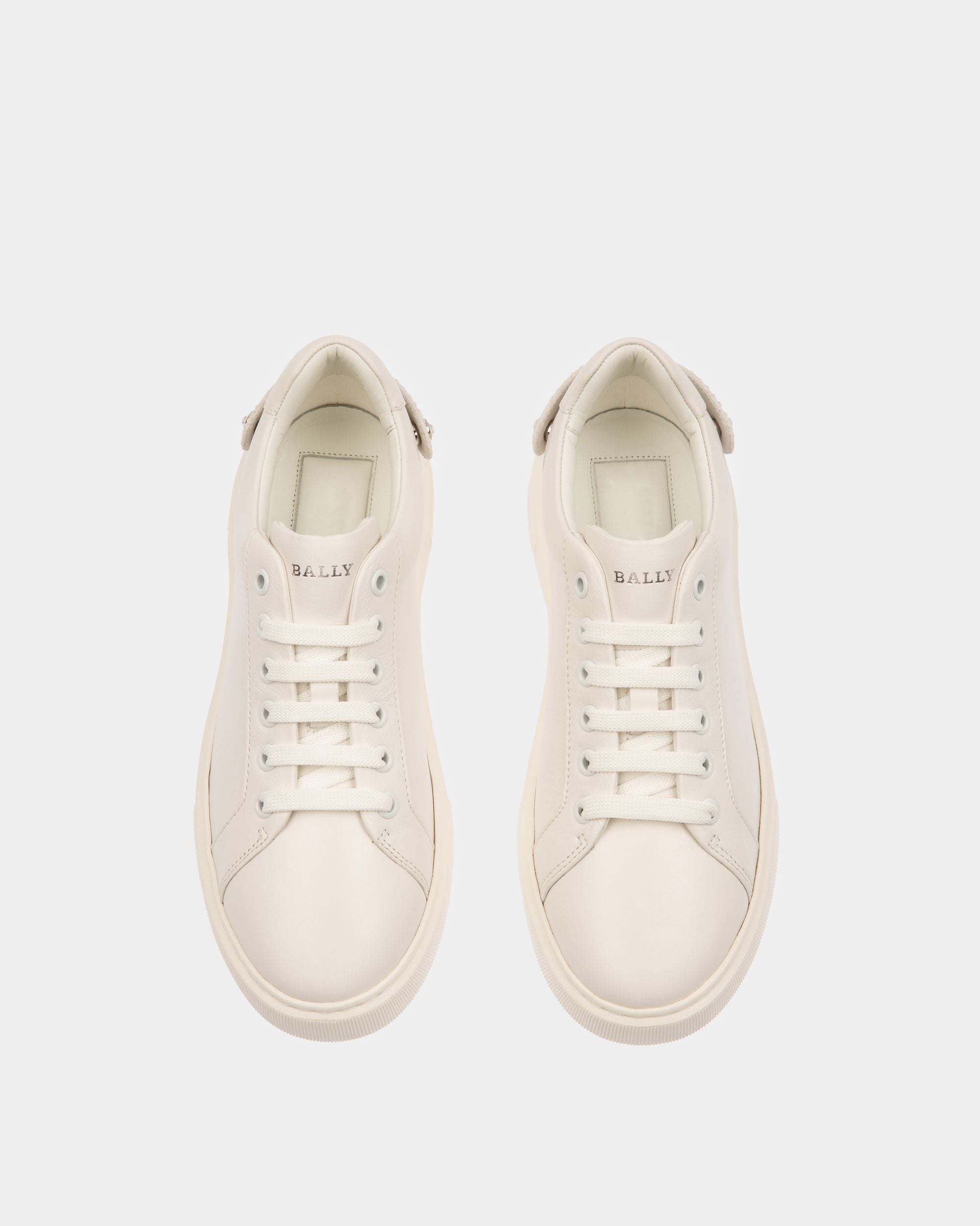 Malya Sneakers In Pelle Bianca - Donna - Bally - 02