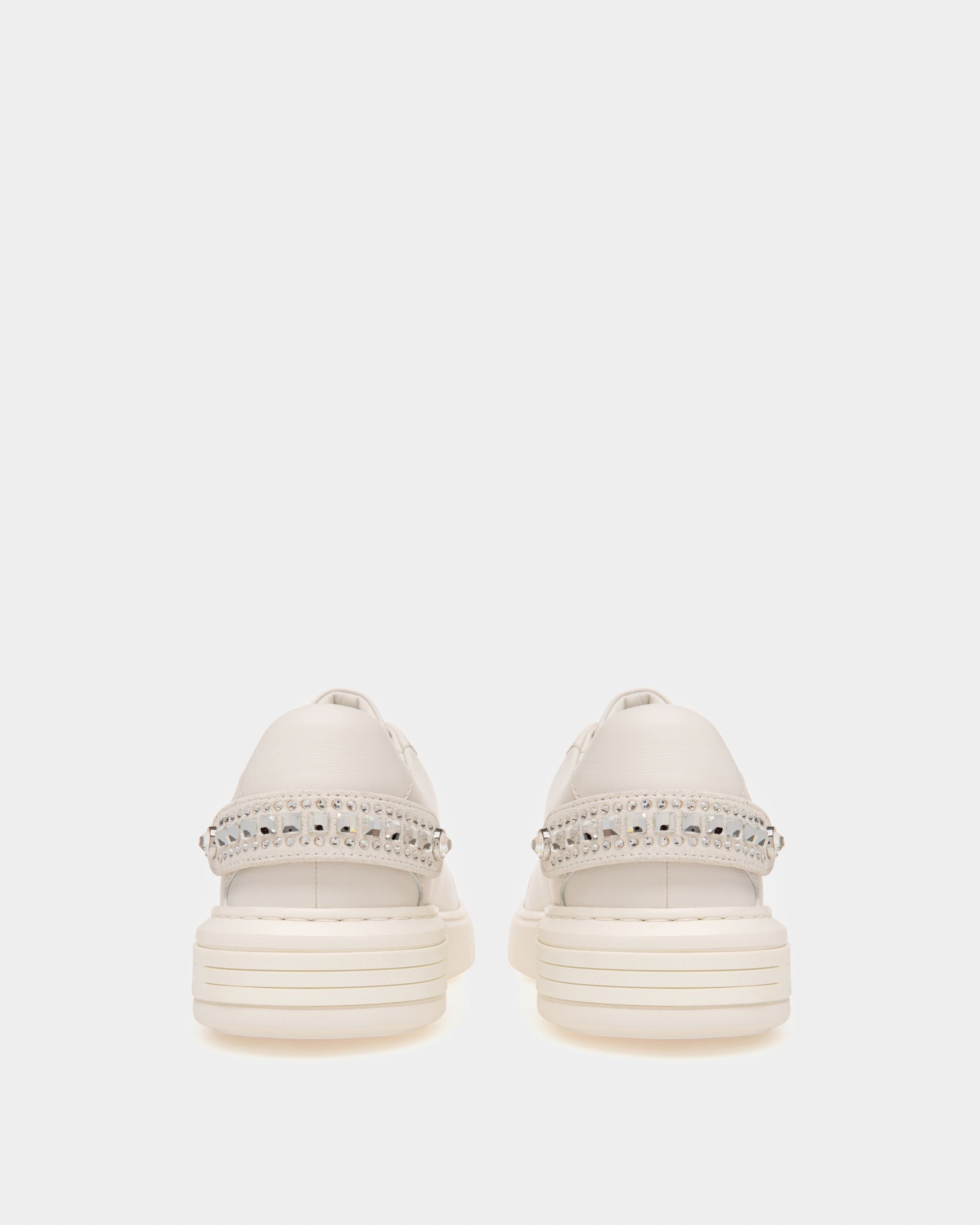 Malya Sneakers In Pelle Bianca - Donna - Bally - 04