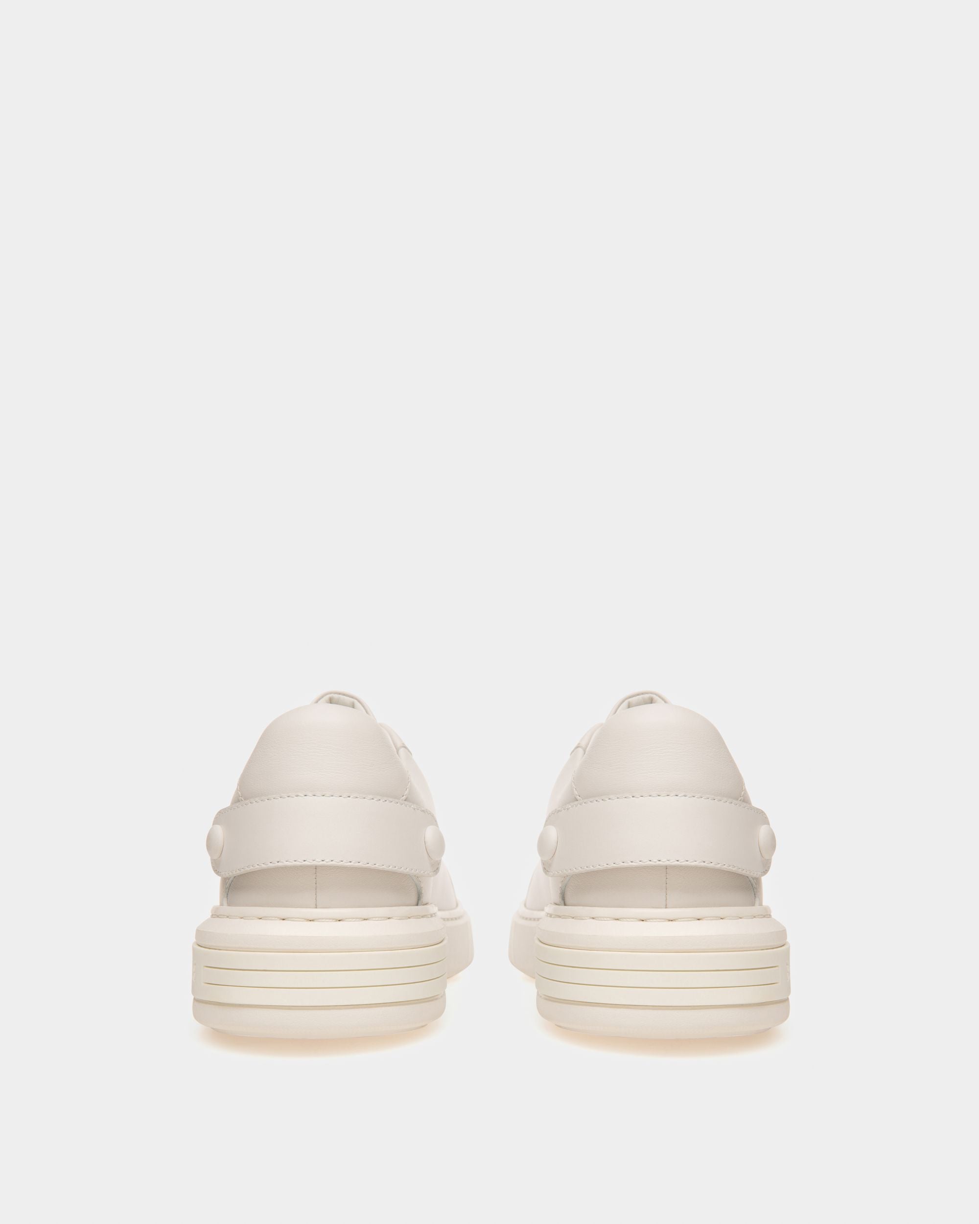 Malya Sneakers In Pelle Bianca - Donna - Bally - 08