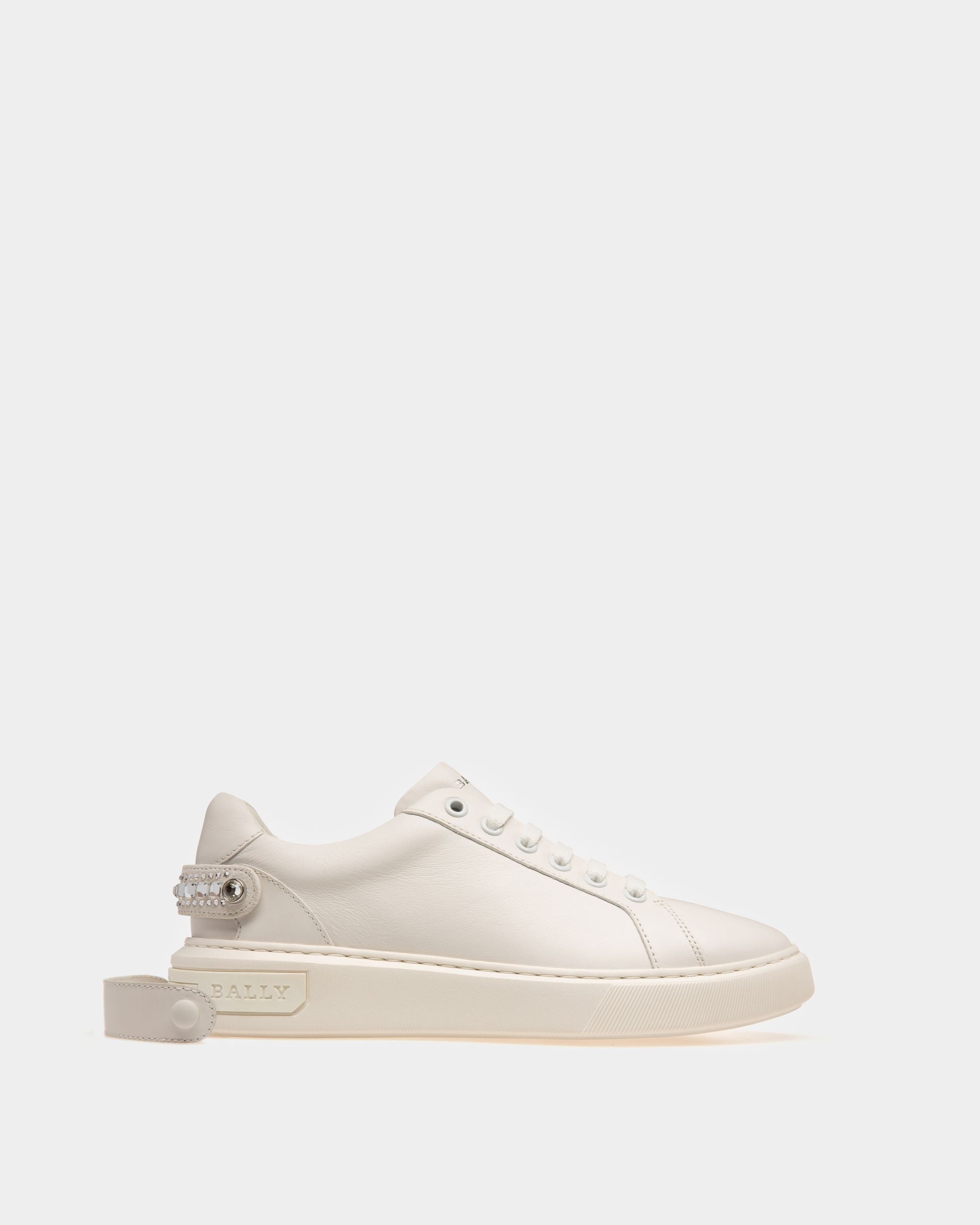 Malya Sneakers In Pelle Bianca - Donna - Bally - 09