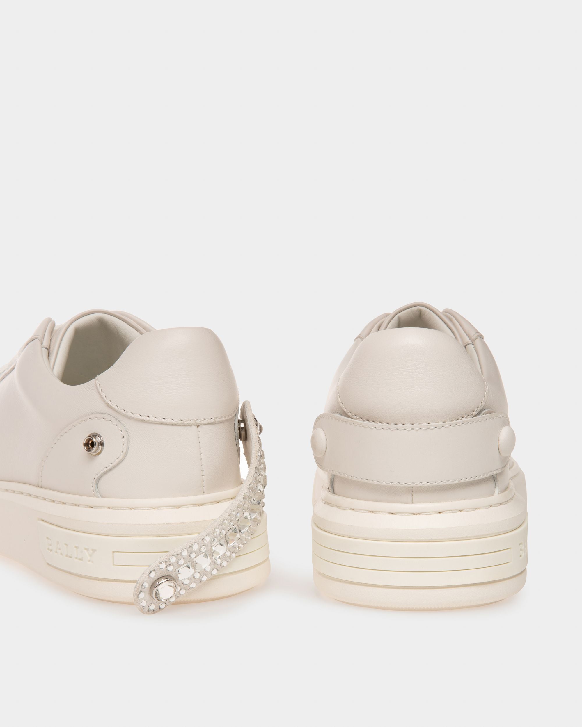 Malya Sneakers In Pelle Bianca - Donna - Bally - 10