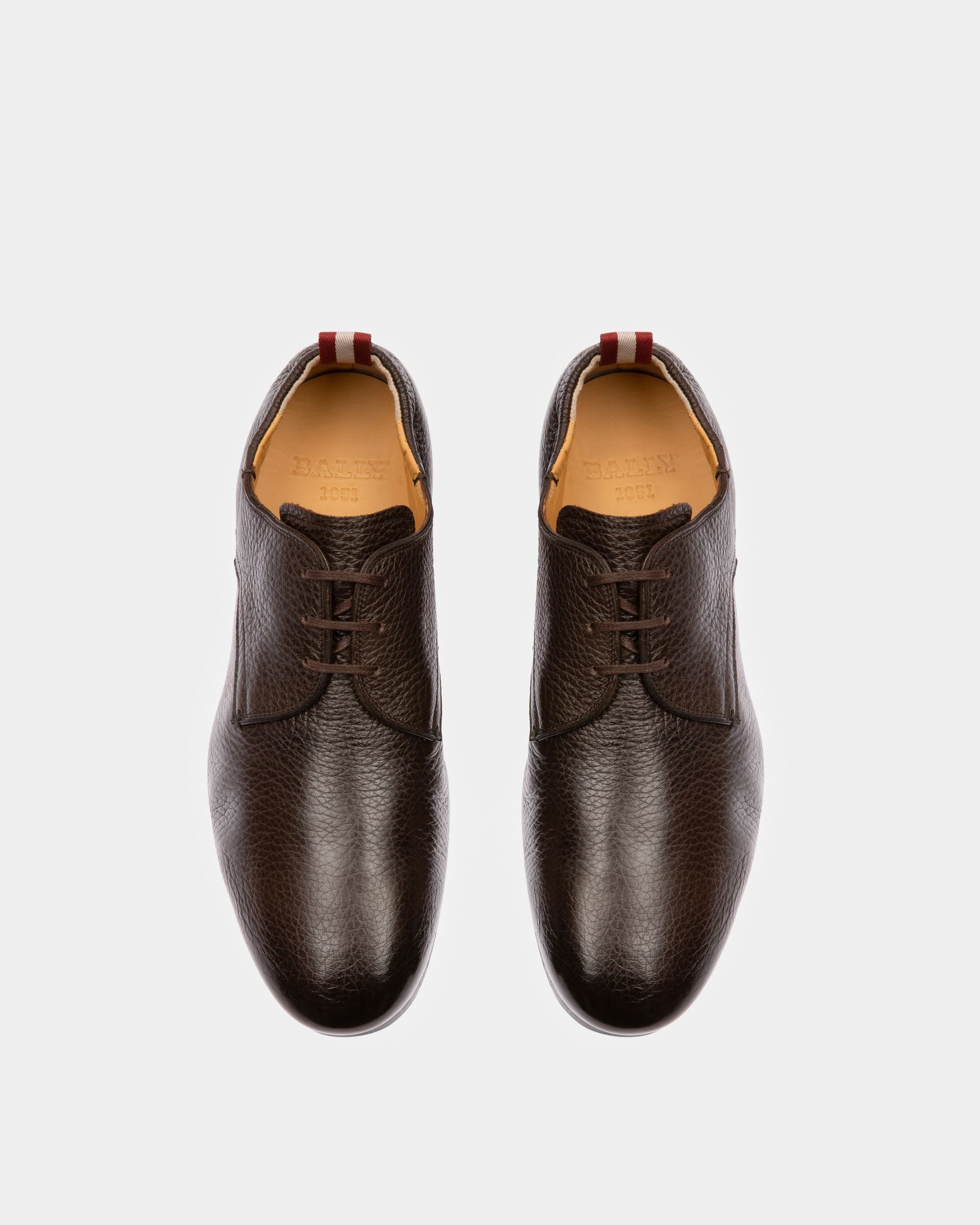 Plizard Derby In Pelle Marrone - Uomo - Bally - 02